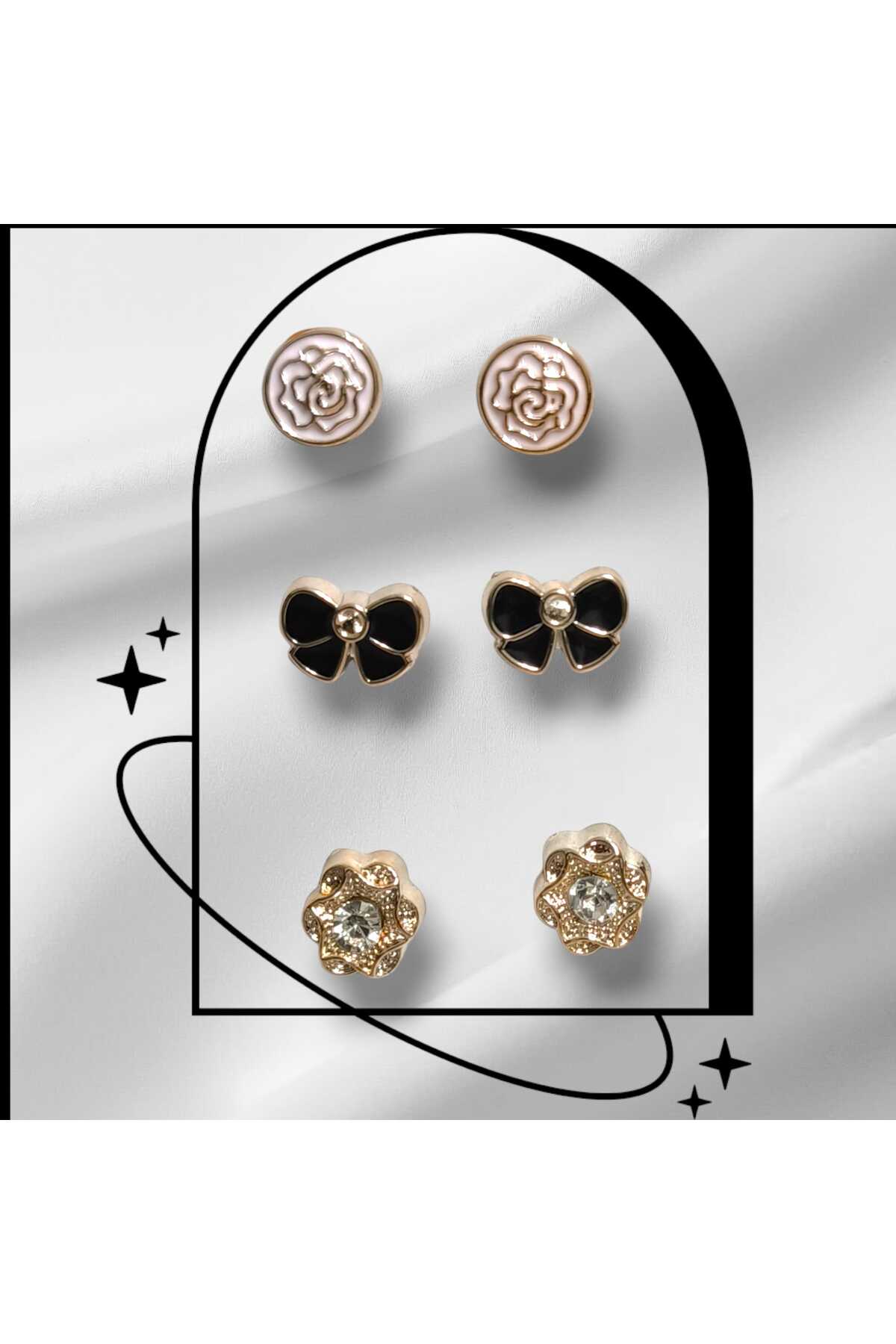 İNCİLİ -TAŞLI ÇIT ÇIT DÜĞME AKSESUAR TOKA (BC-1209)