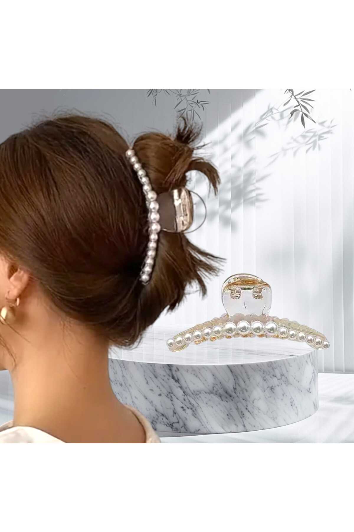 SIRALI İNCİLİ MANDAL TOKA ( BC-1087 )