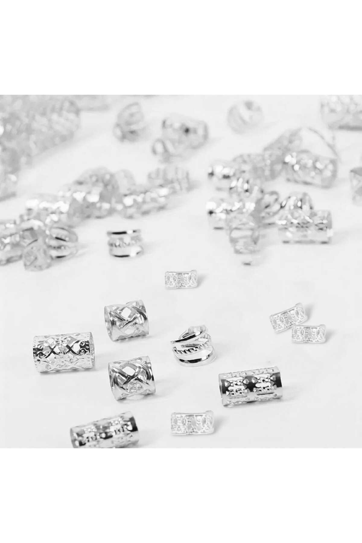 Bohem Saç Halkası-Saç Küpesi Prenses Model 10 'lu Hair Charms (BC-1225 )