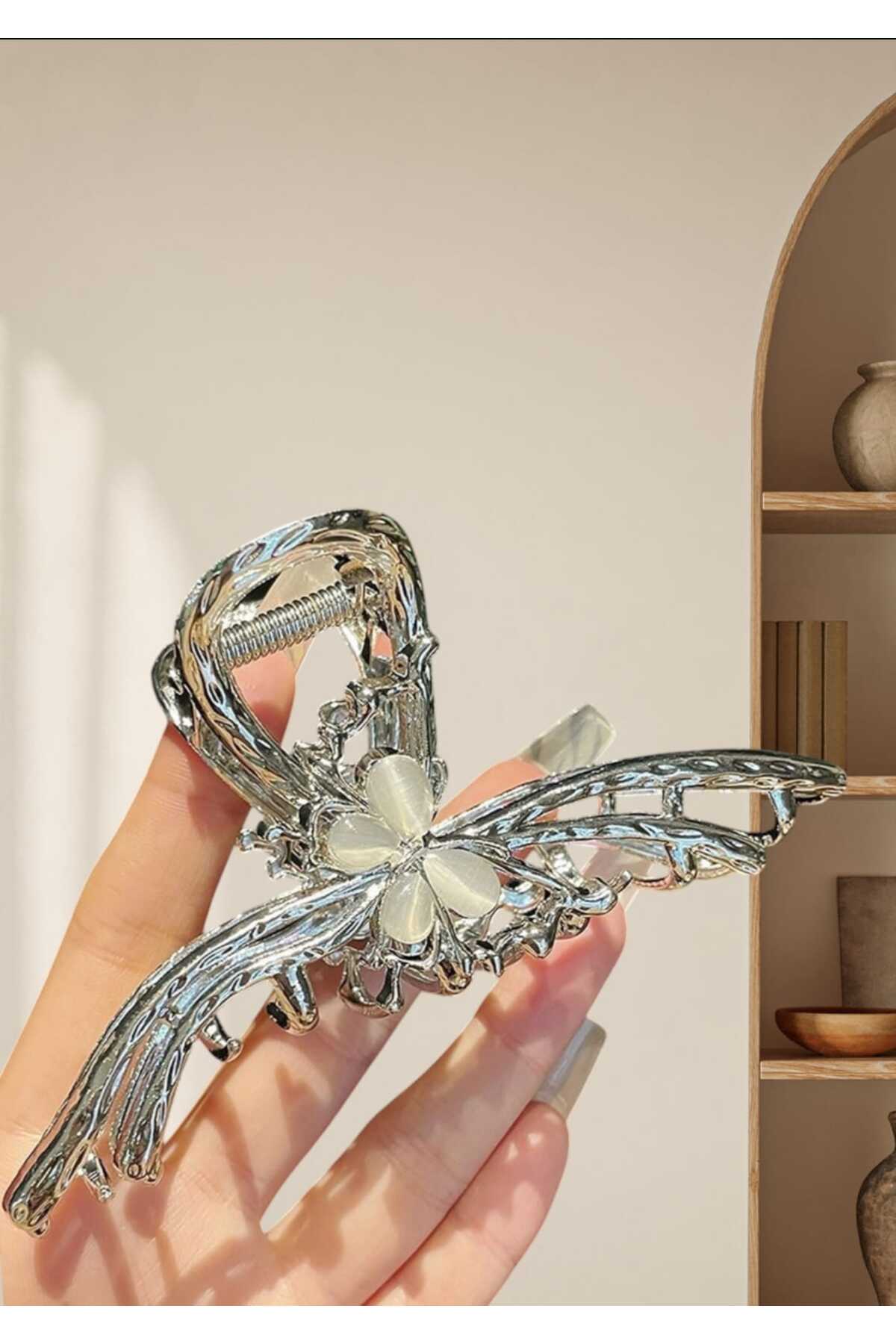 KELEBEK TASARIM METAL MANDAL TOKA ( BC-1071 )