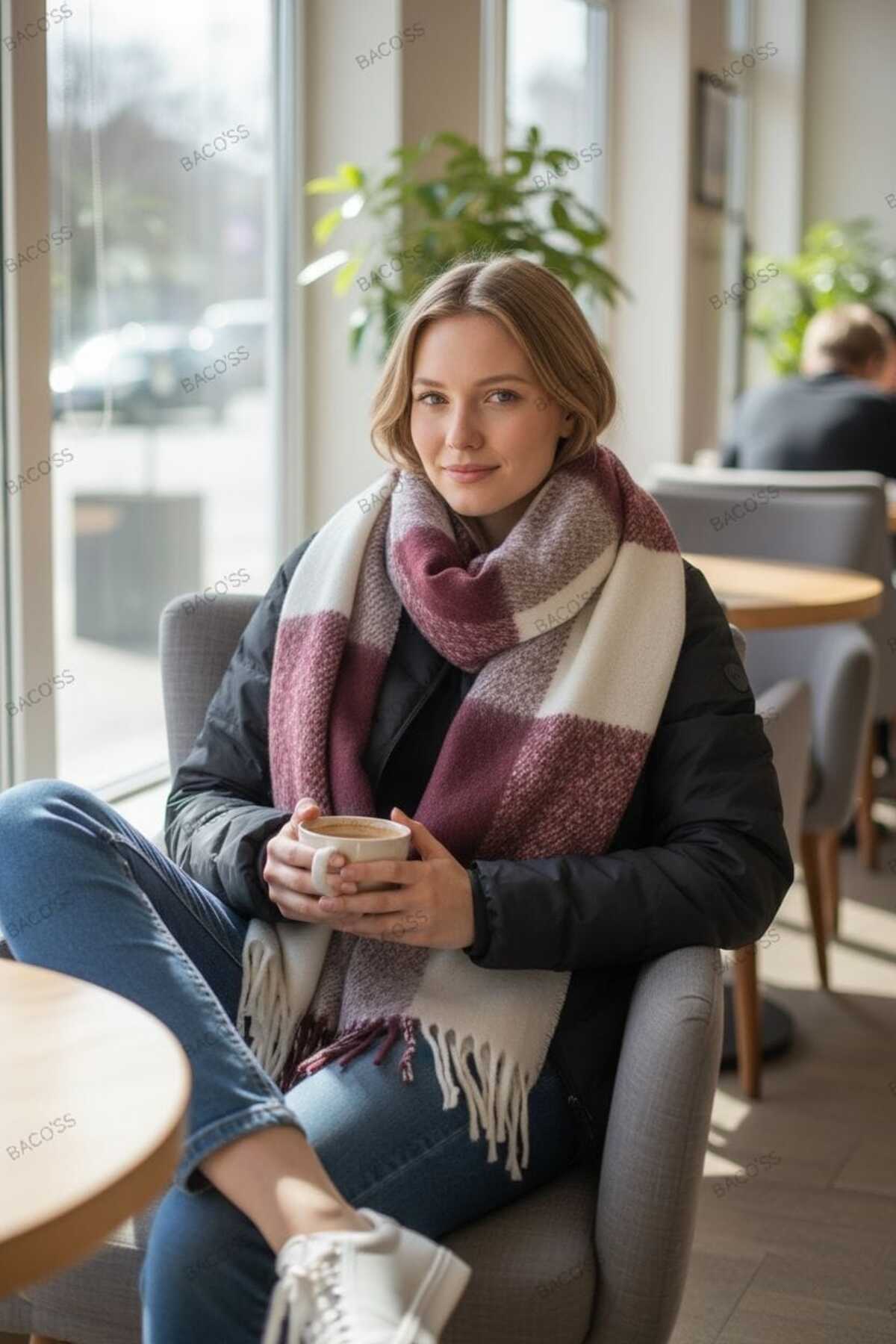 EKOSE PUFFY YUMUŞAK DOKULU ATKI ( BC-1238 )