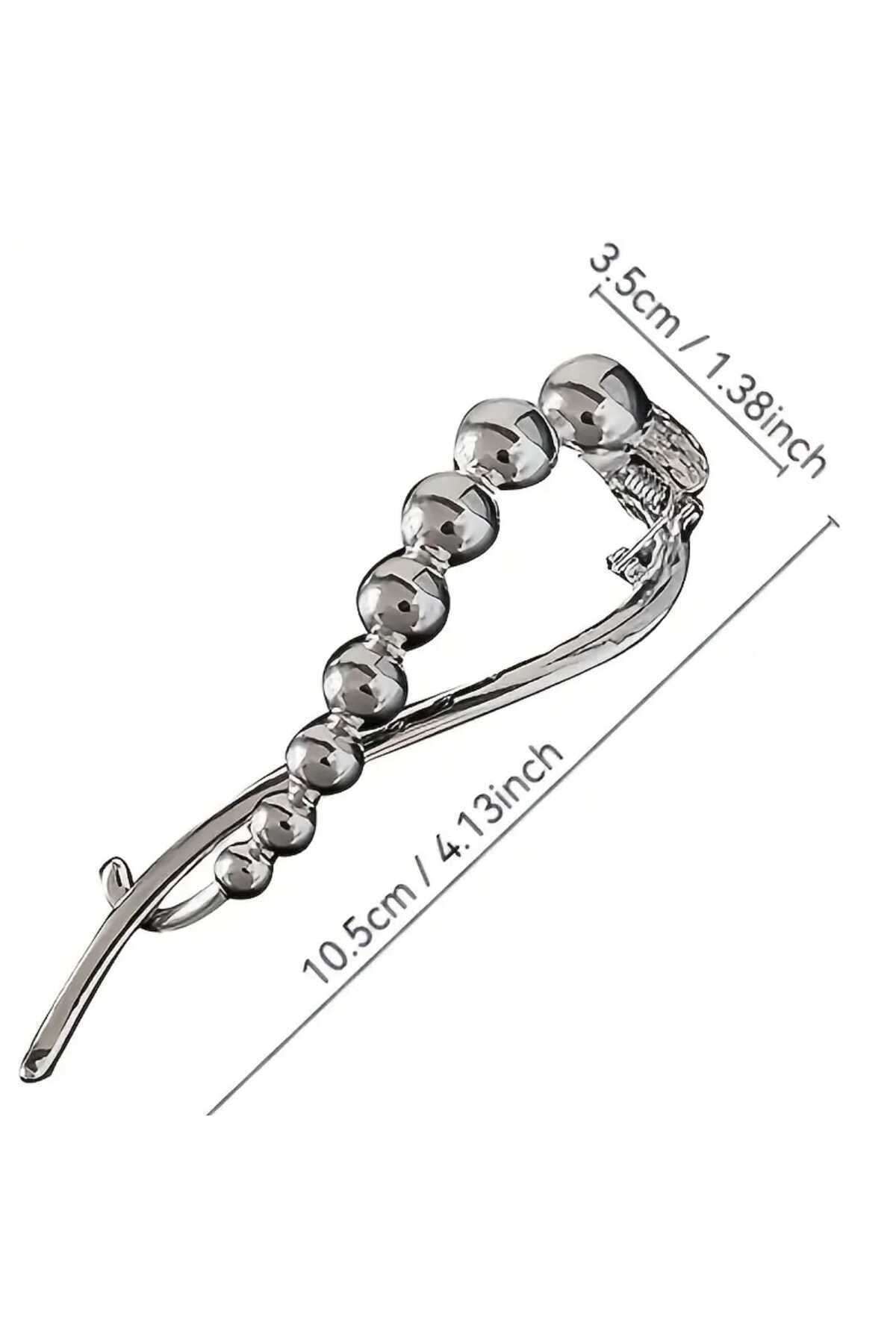 MİNİMALİST VİNTAGE TWİST METAL MANDAL TOKA (BC-1182 )