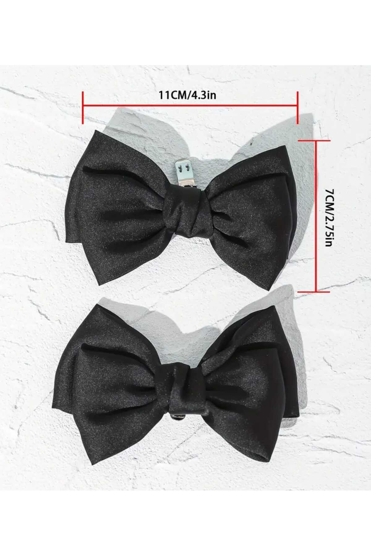 Bir çift Ayakkabı Tokası -çanta Charms - Çıkarılabilir Klipsli Fiyonk Aplik (BC-1198 )