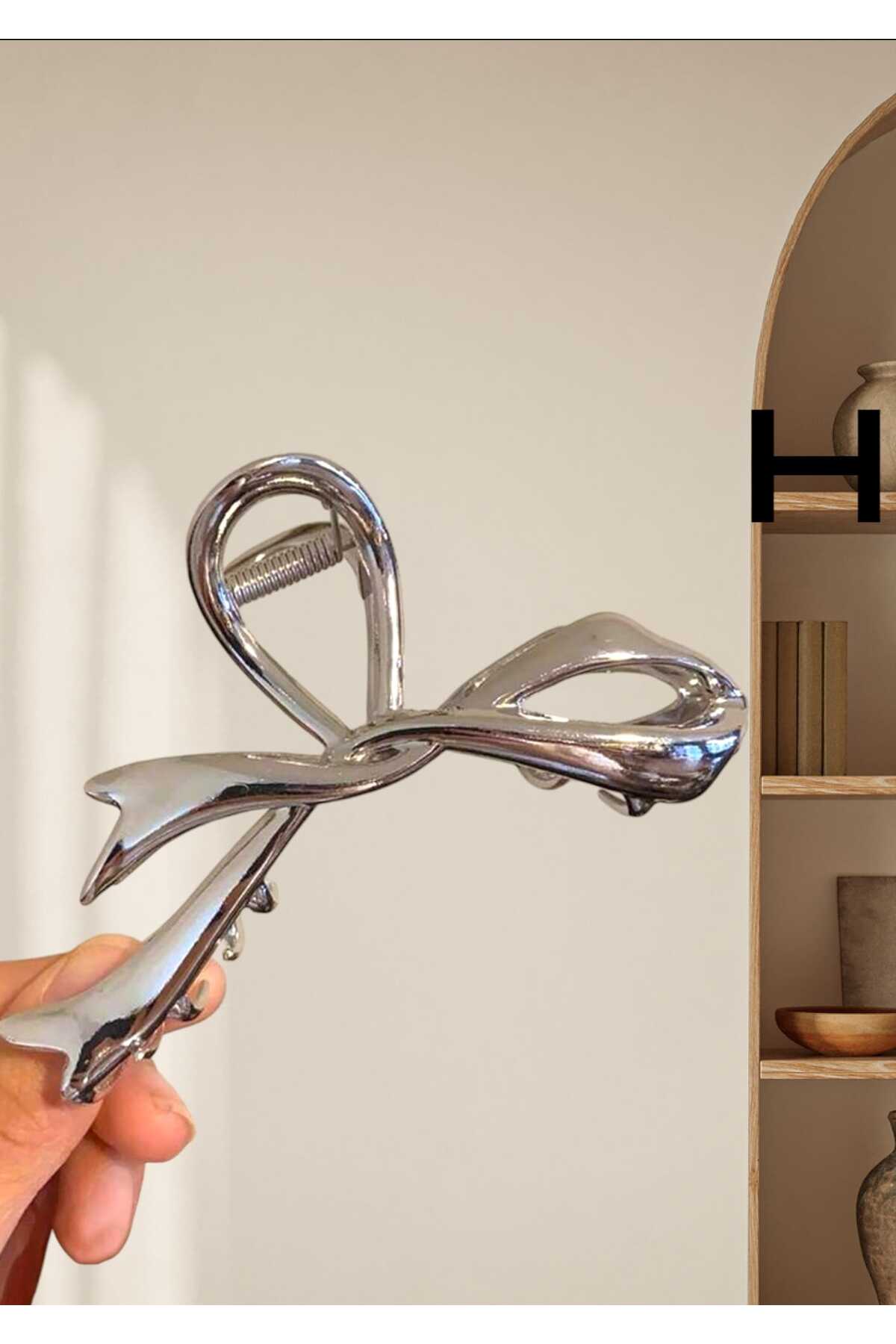 ASİMETRİK FİYONK TASARIM METAL MANDAL TOKA( BC-1132 )