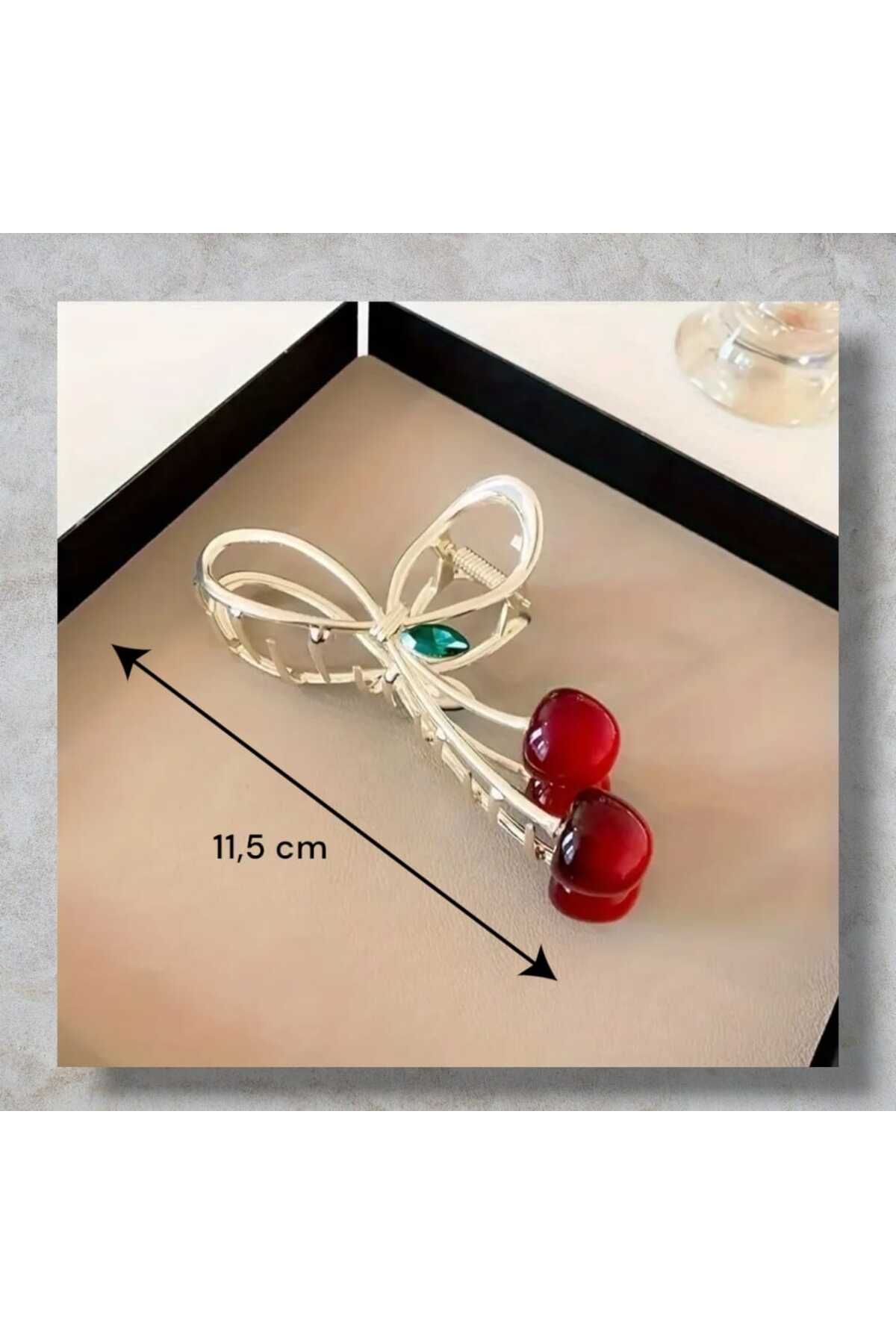 KİRAZ CHERRY TASARIM METAL MANDAL TOKA ( BC-1033 )