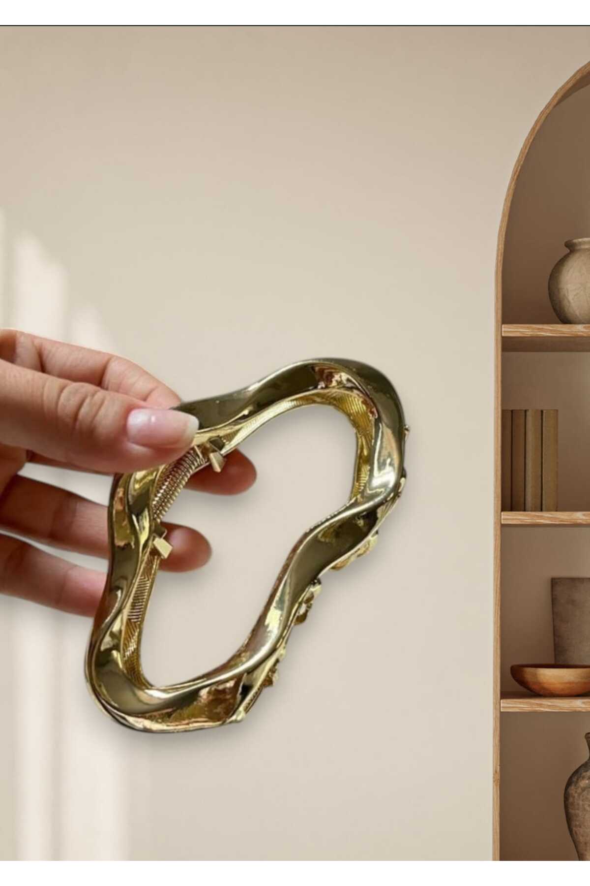 BÜYÜK BULUT TASARIM METAL MANDAL TOKA (BC-1061 )