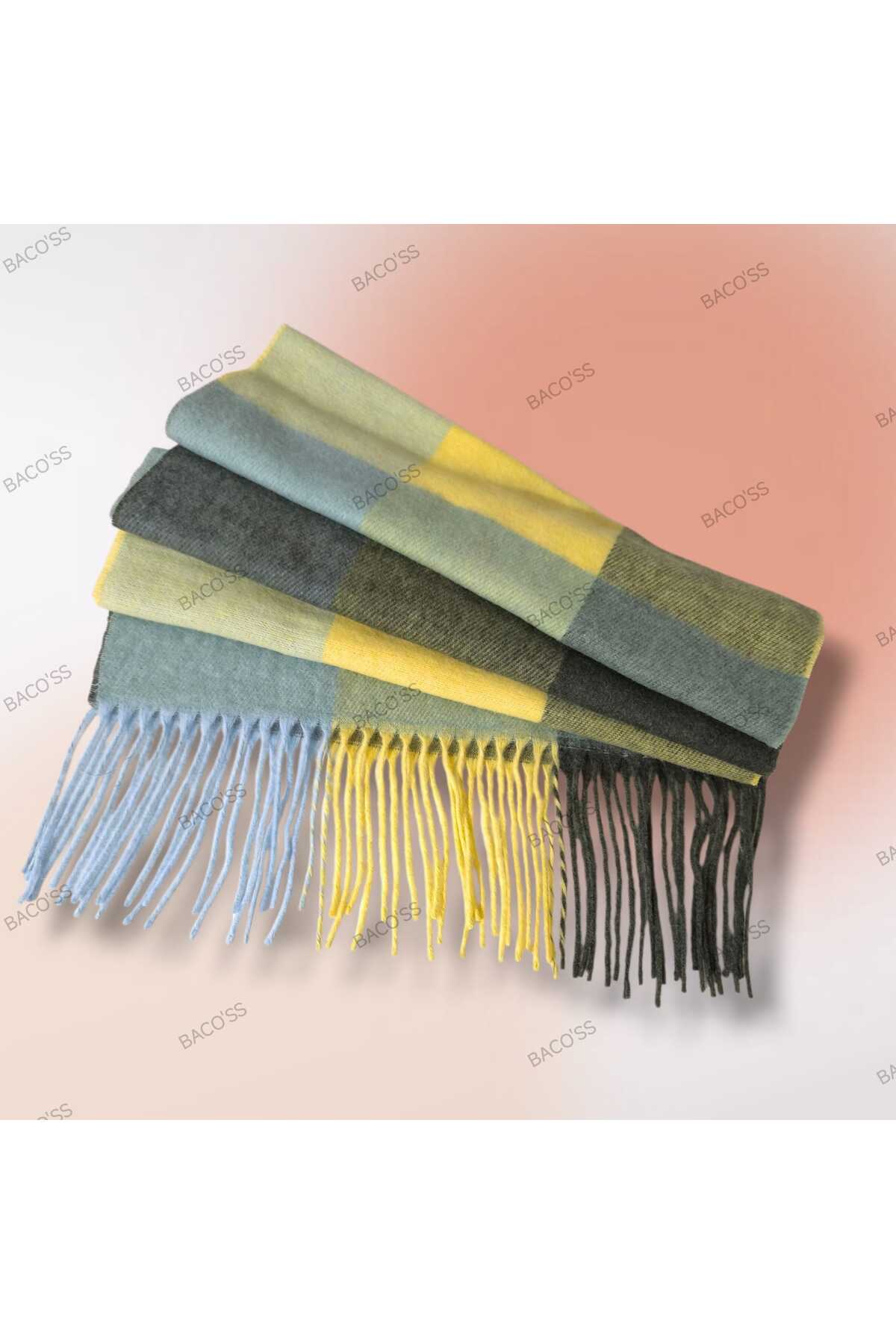 KARELİ PUFFY YUMUŞAK DOKULU ATKI ( BC-1237 )