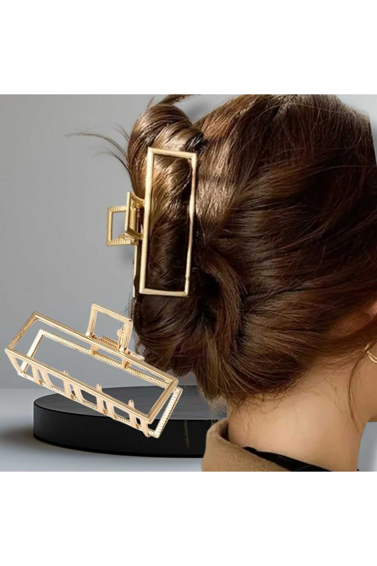 DİKDÖRTGEN TASARIM METAL MANDAL TOKA (BC-1107 )