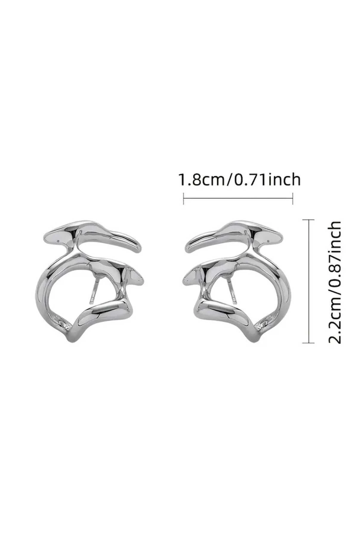 MODERN MİNİMALİST HİP HOP KULAK İÇİ KÜPE (BC-1233 )