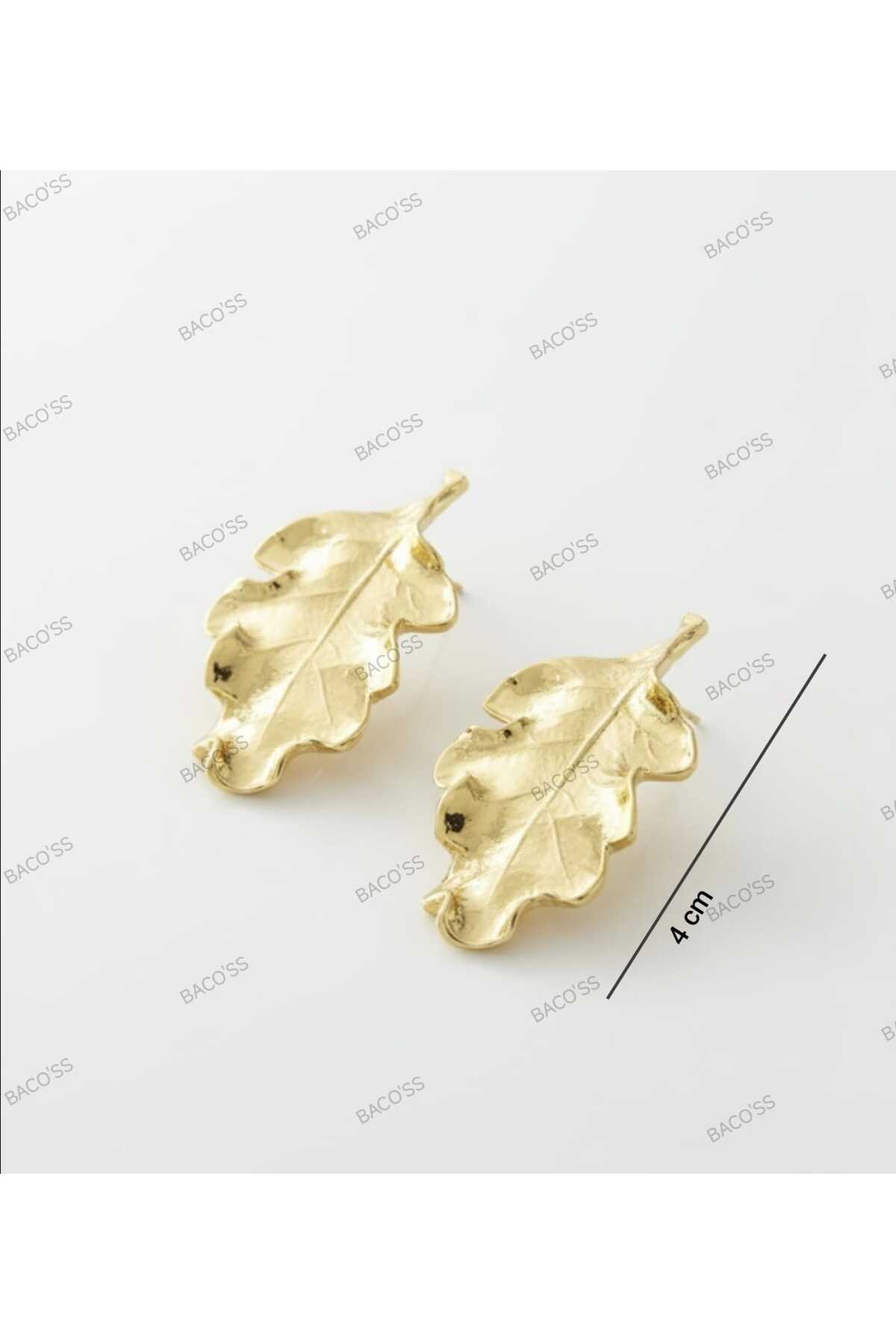 YAPRAK TASARIM ÇELİK KÜPE (BC-1245)