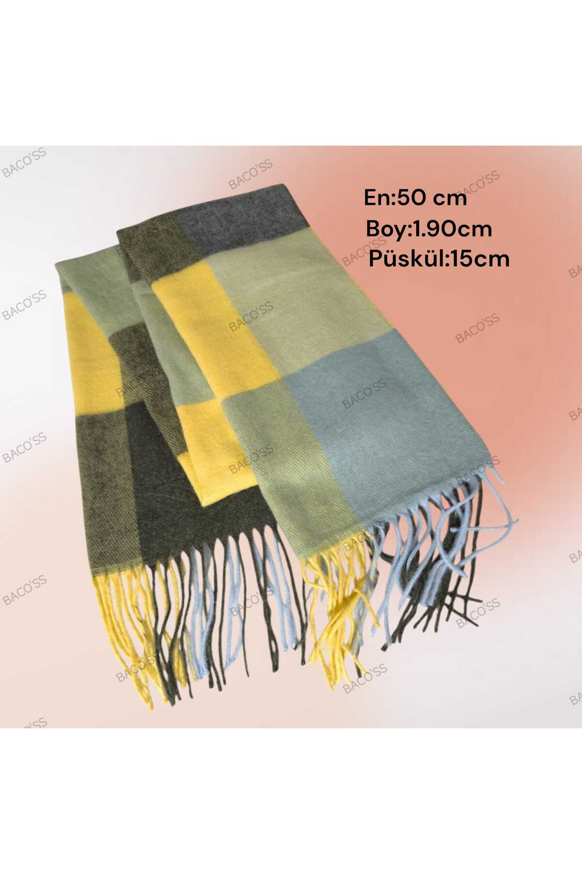 KARELİ PUFFY YUMUŞAK DOKULU ATKI ( BC-1237 )