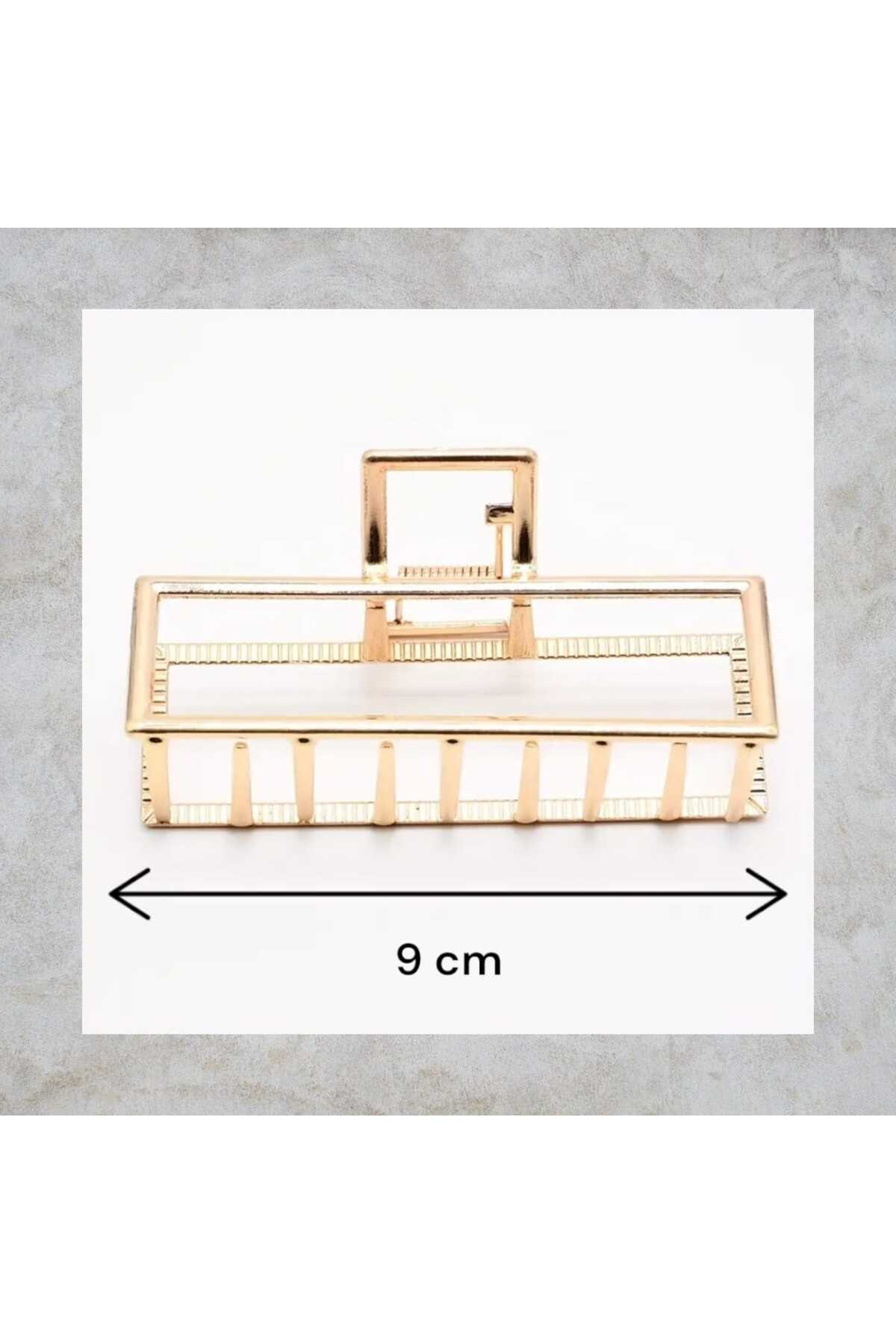 DİKDÖRTGEN TASARIM METAL MANDAL TOKA (BC-1107 )