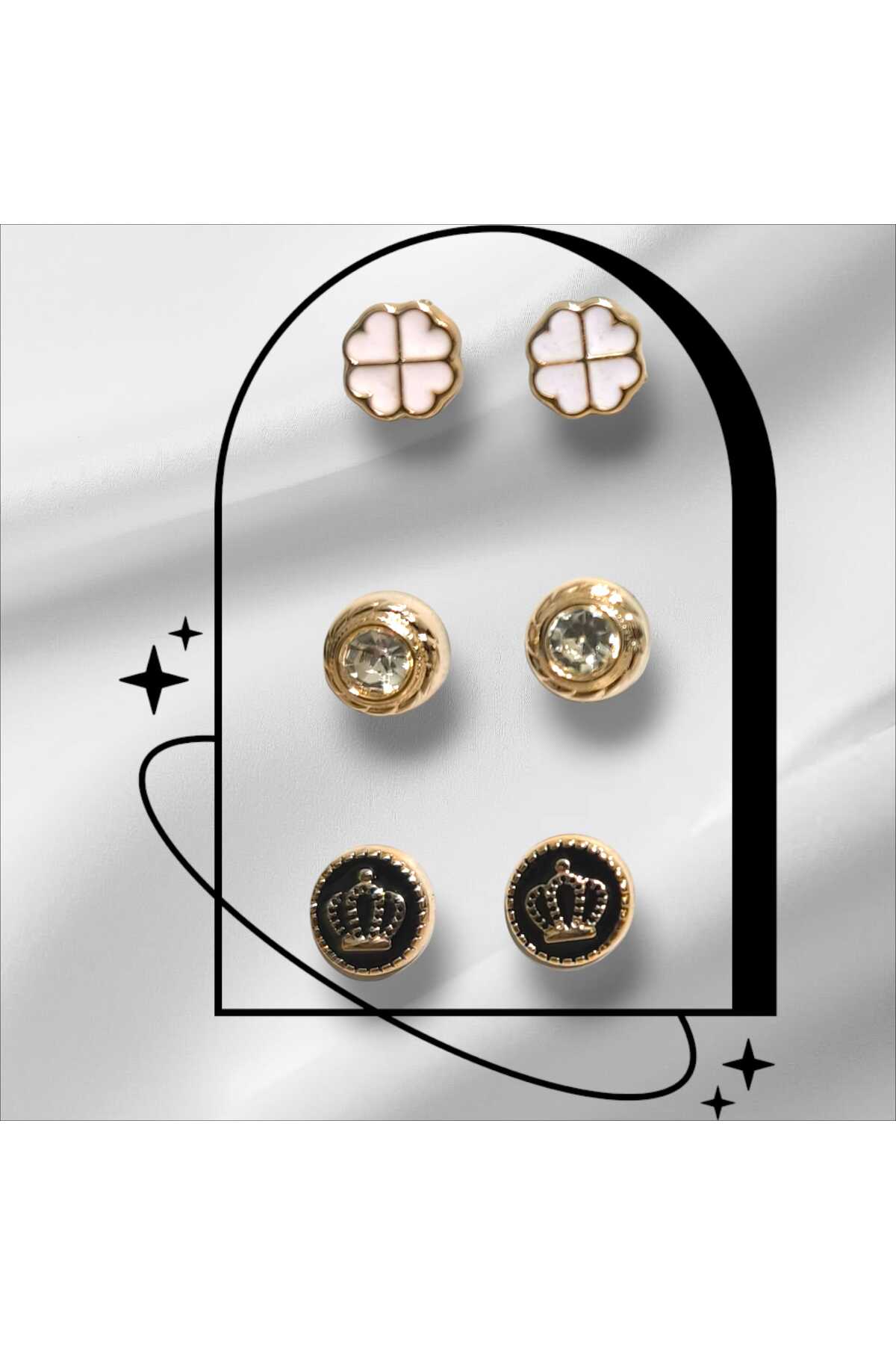 İNCİLİ -TAŞLI ÇIT ÇIT DÜĞME AKSESUAR TOKA (BC-1207)