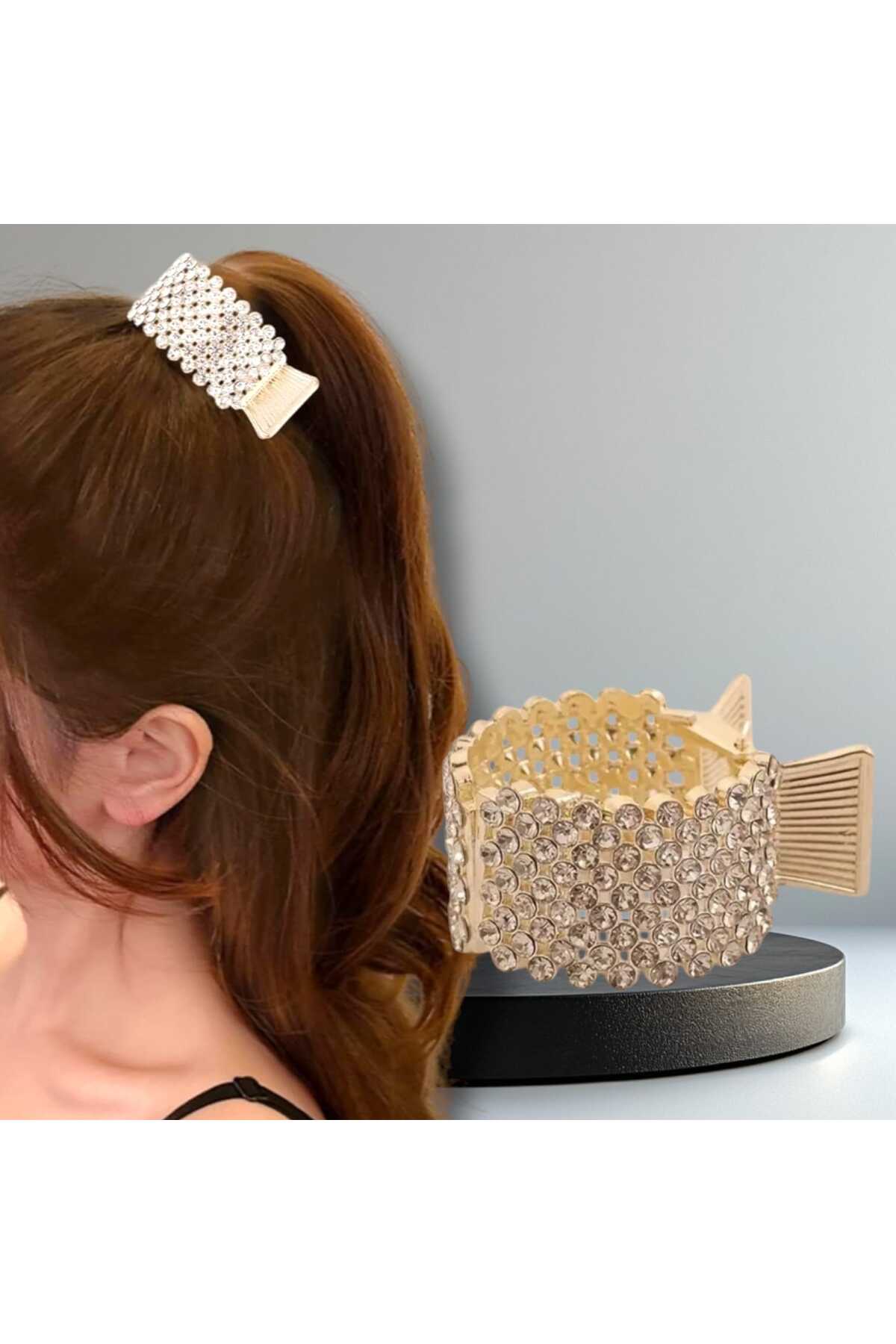 TAŞLI TASARIM AT KUYRUĞU  TOKASI (BC-1141)