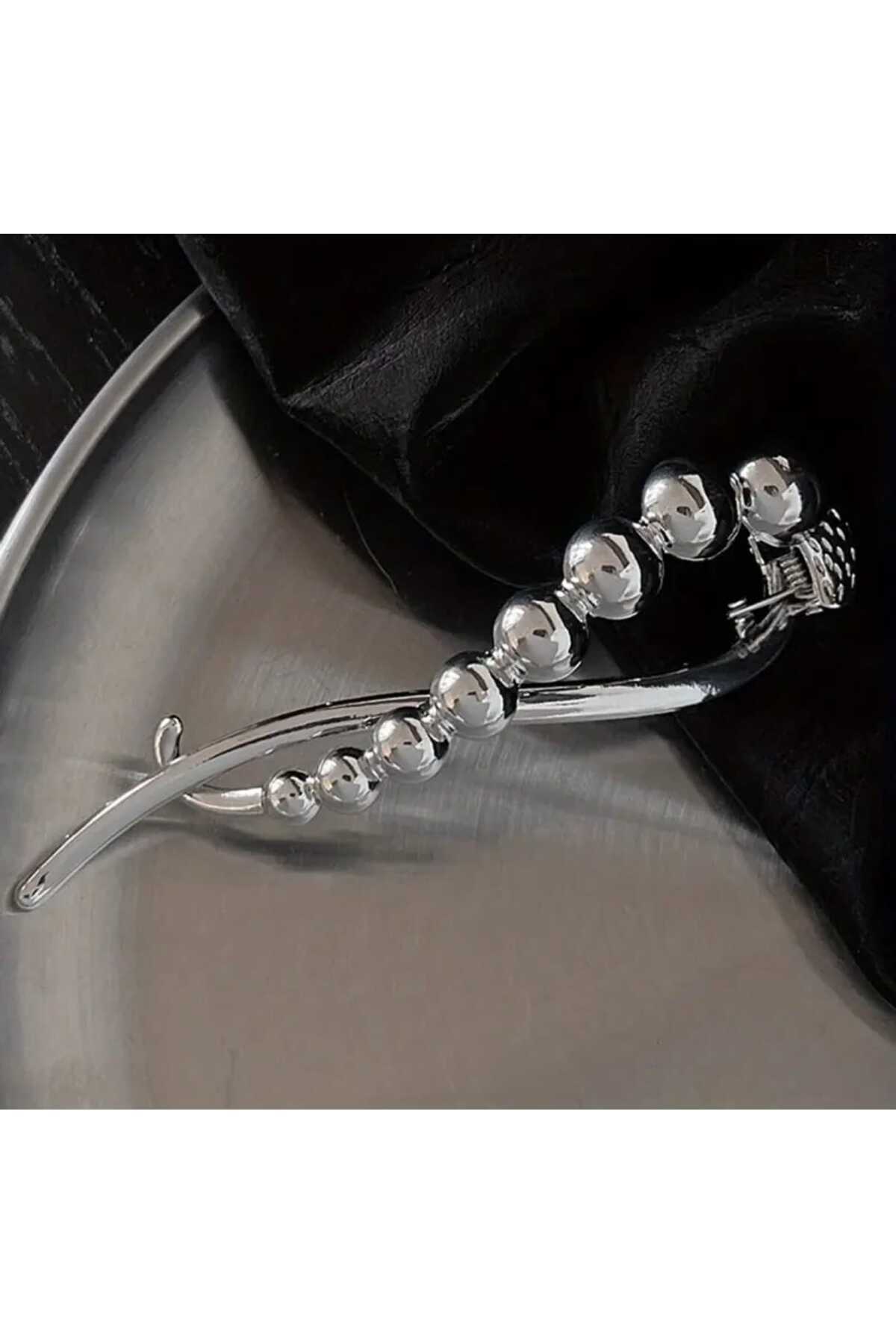 MİNİMALİST VİNTAGE TWİST METAL MANDAL TOKA (BC-1182 )