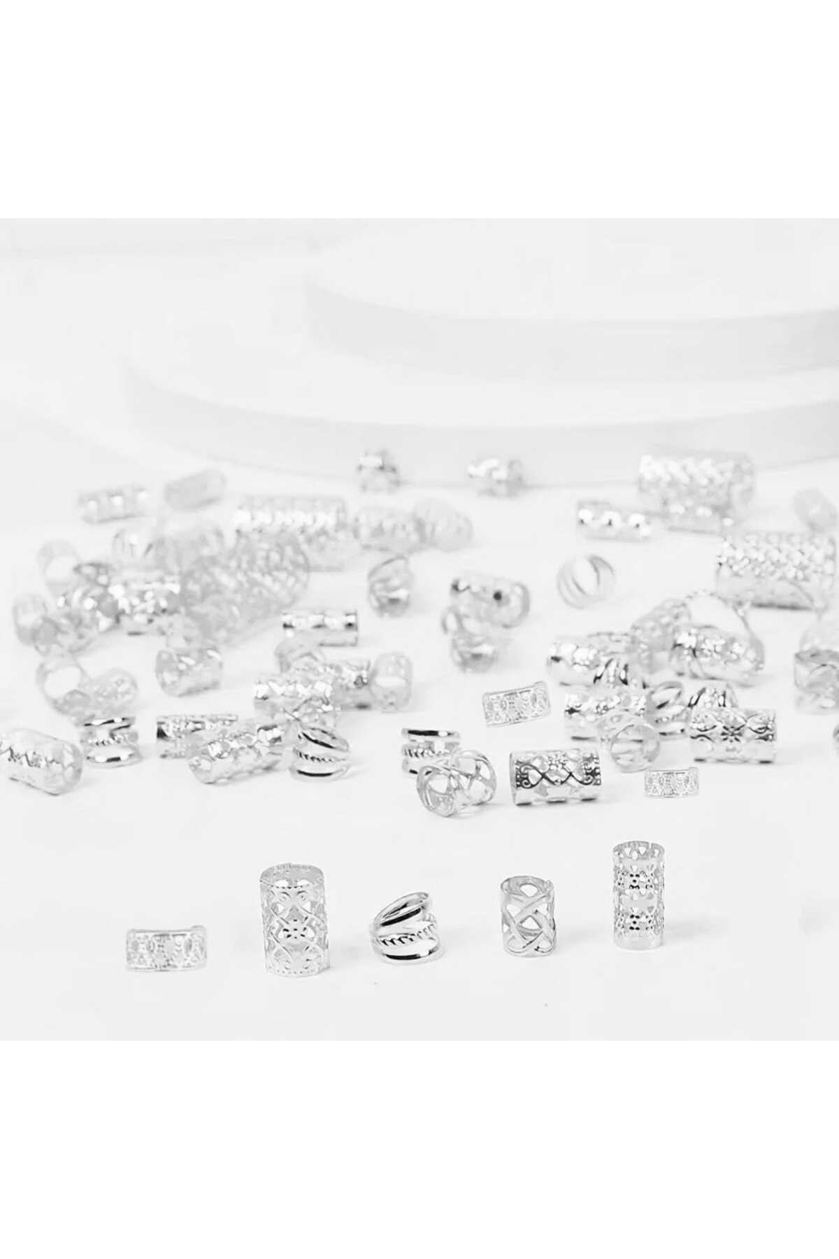 Bohem Saç Halkası-Saç Küpesi Prenses Model 10 'lu Hair Charms (BC-1225 )