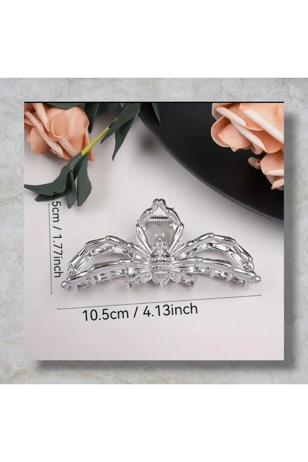 HALLOWEEN ÖRÜMCEK TASARIM METAL MANDAL TOKA CADILAR BAYRAMI ( BC-1012 )