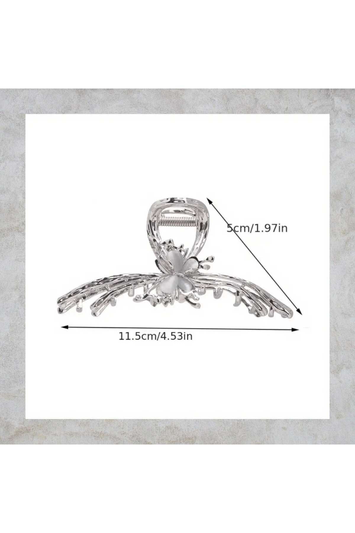 KELEBEK TASARIM METAL MANDAL TOKA ( BC-1071 )