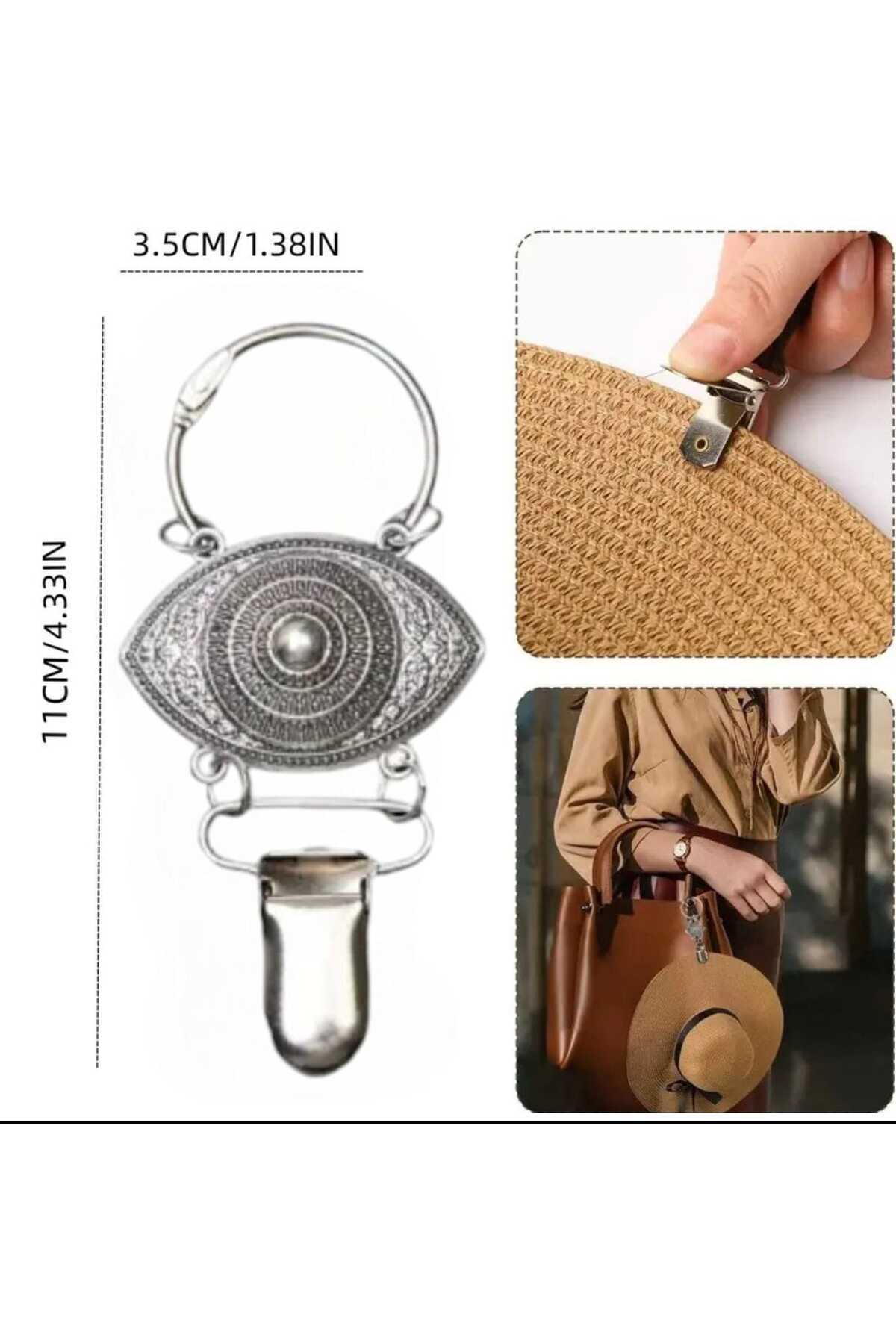 ÇANTA TOKASI ŞAPKA KLİPSİ ÇİÇEK TASARIM MDL 3 (BC-1187 )