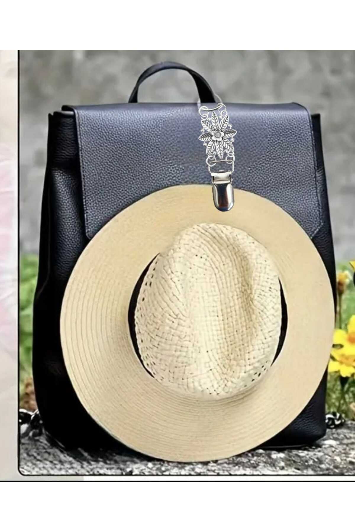 ÇANTA TOKASI ŞAPKA KLİPSİ ÇİÇEK TASARIM MDL 2 (BC-1186 )