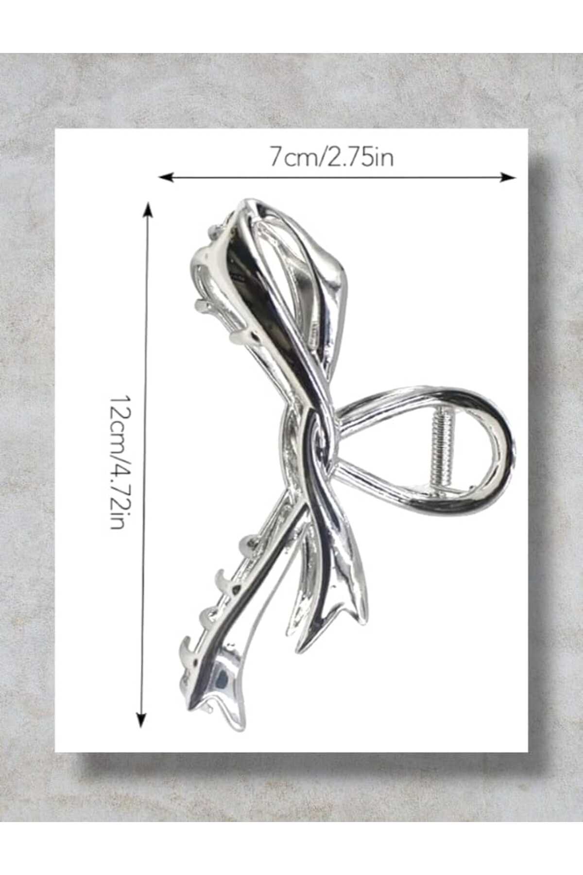 ASİMETRİK FİYONK TASARIM METAL MANDAL TOKA( BC-1132 )