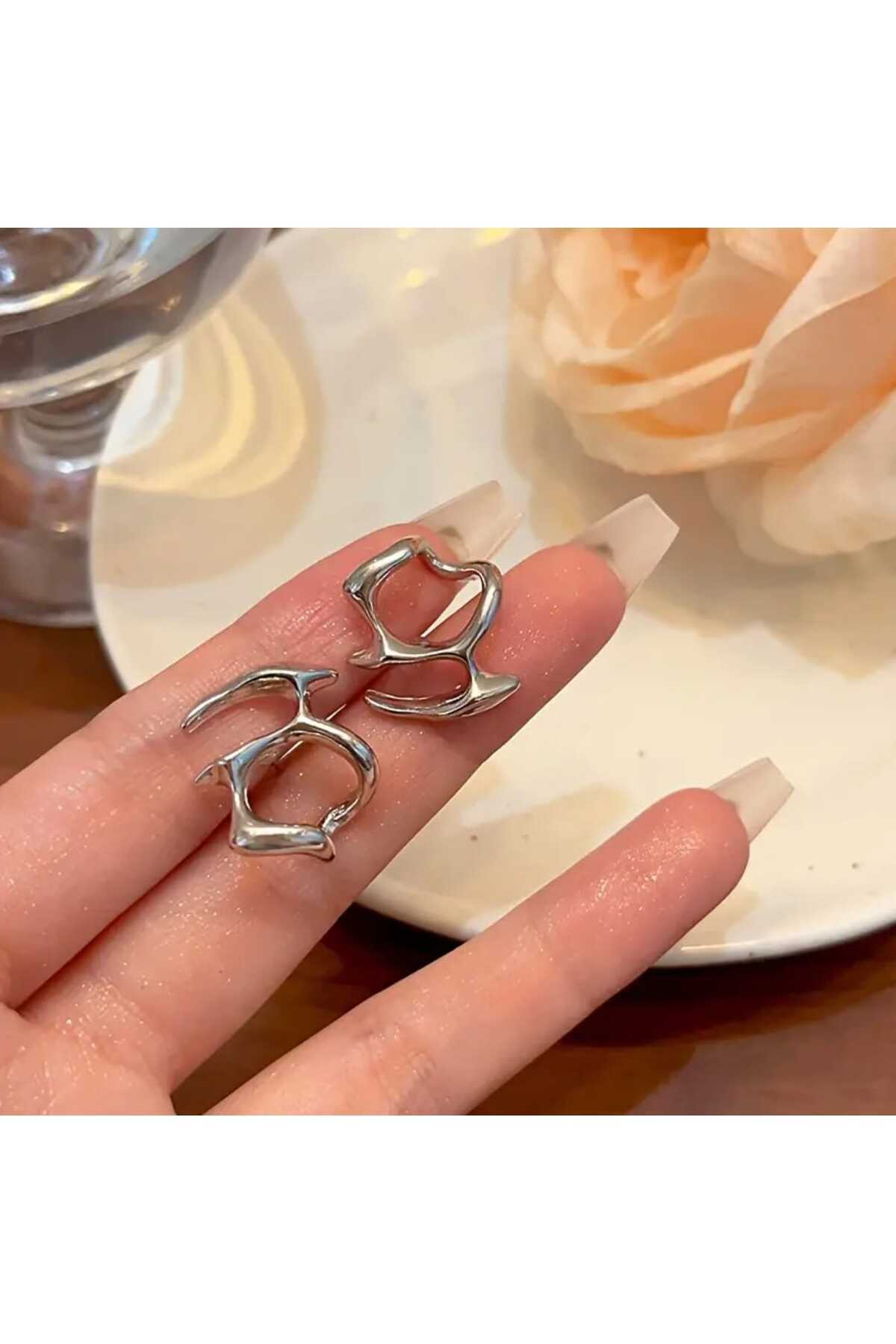 MODERN MİNİMALİST HİP HOP KULAK İÇİ KÜPE (BC-1233 )