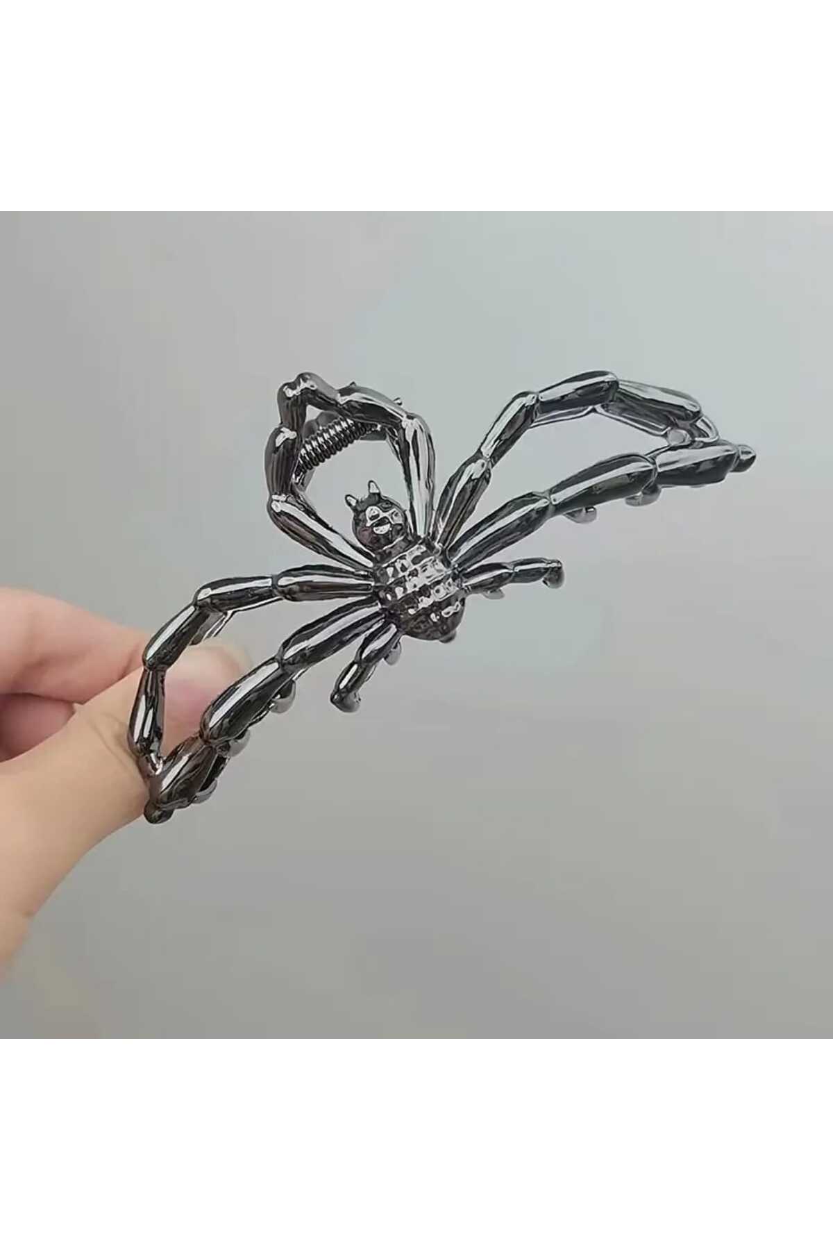 HALLOWEEN ÖRÜMCEK TASARIM METAL MANDAL TOKA CADILAR BAYRAMI ( BC-1026 )