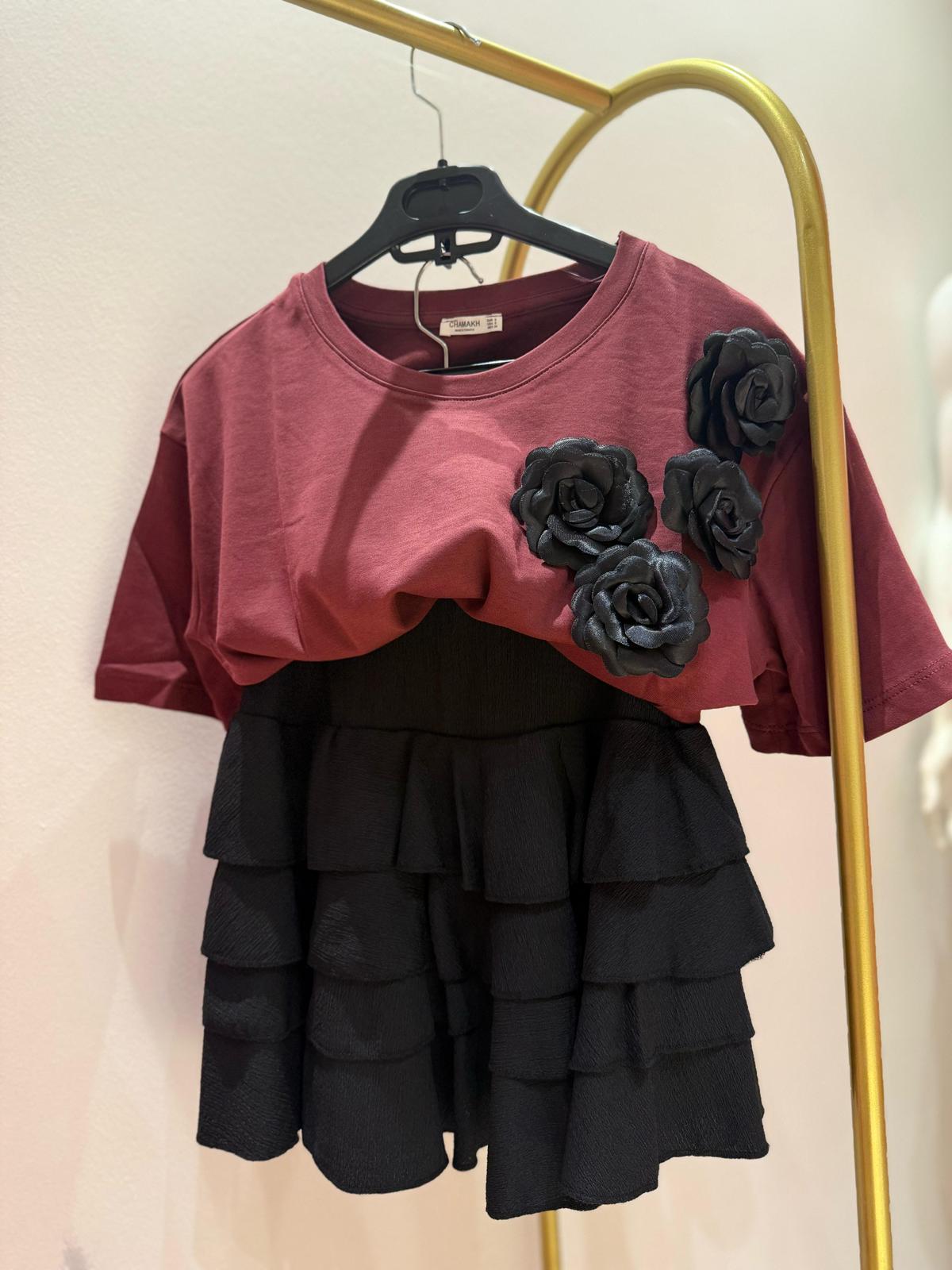 Pinterest Gül Motifli Tshört