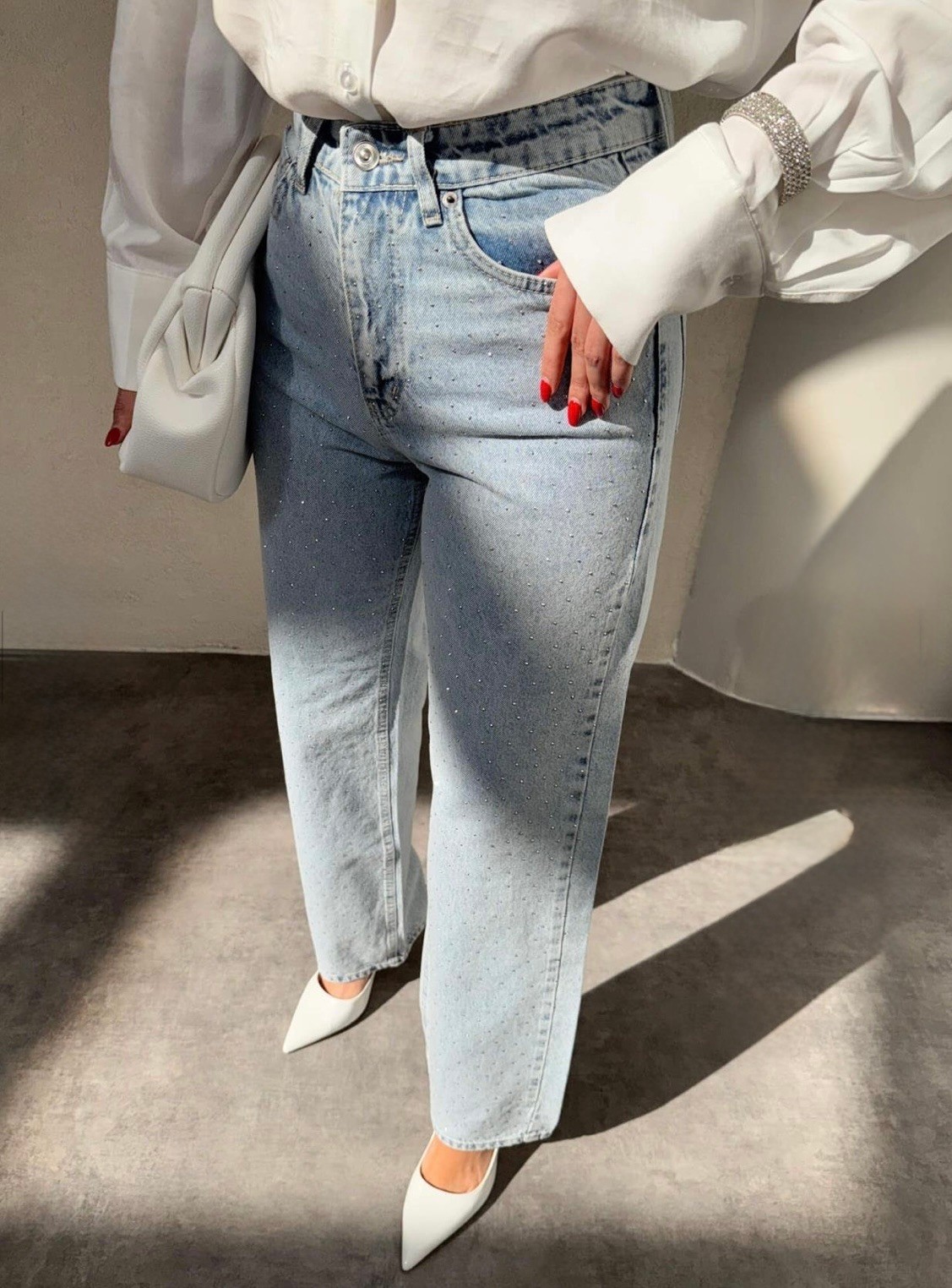 Taşlı Jean