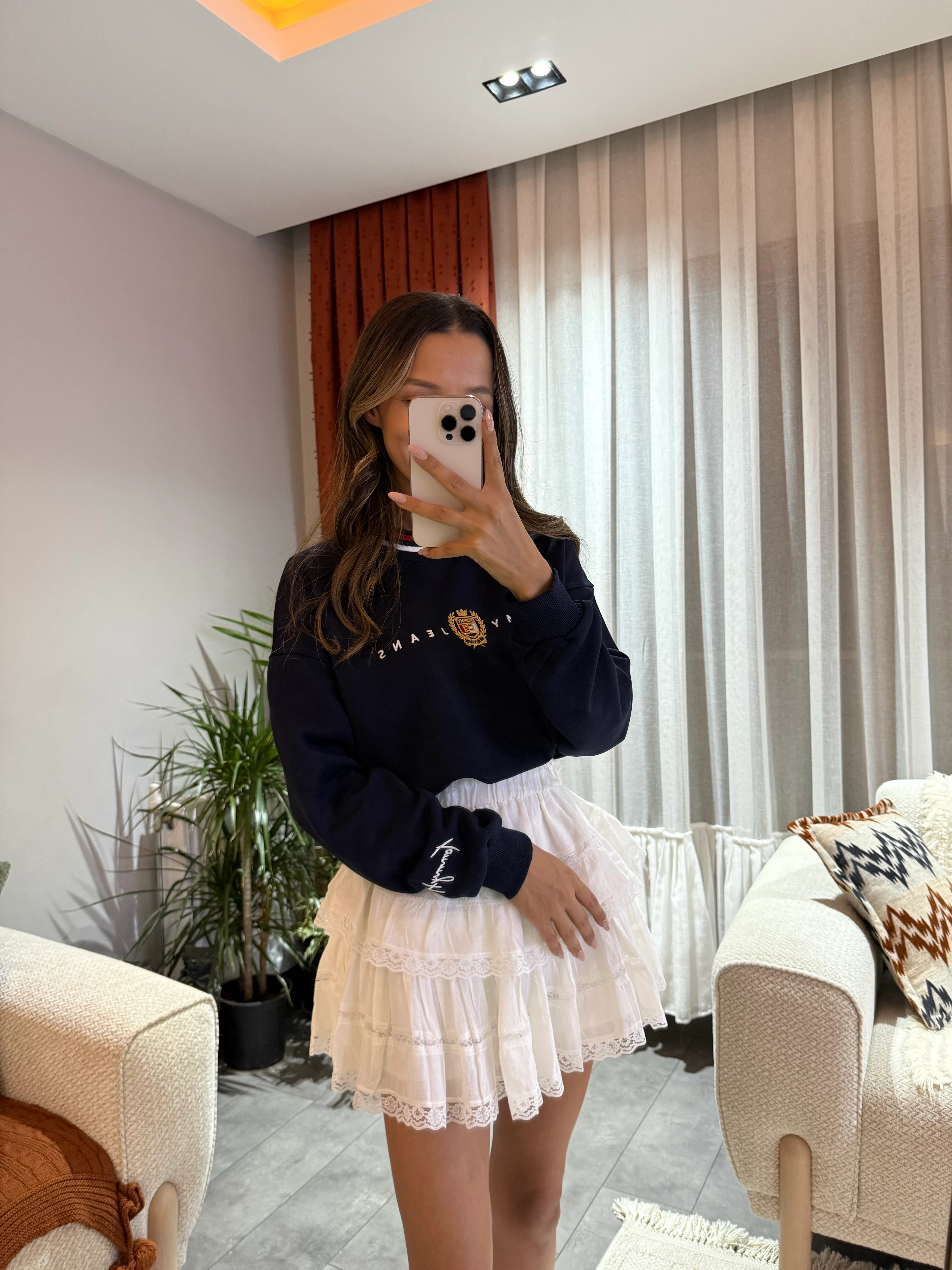 Tommy Yazı Dikişli Sweat