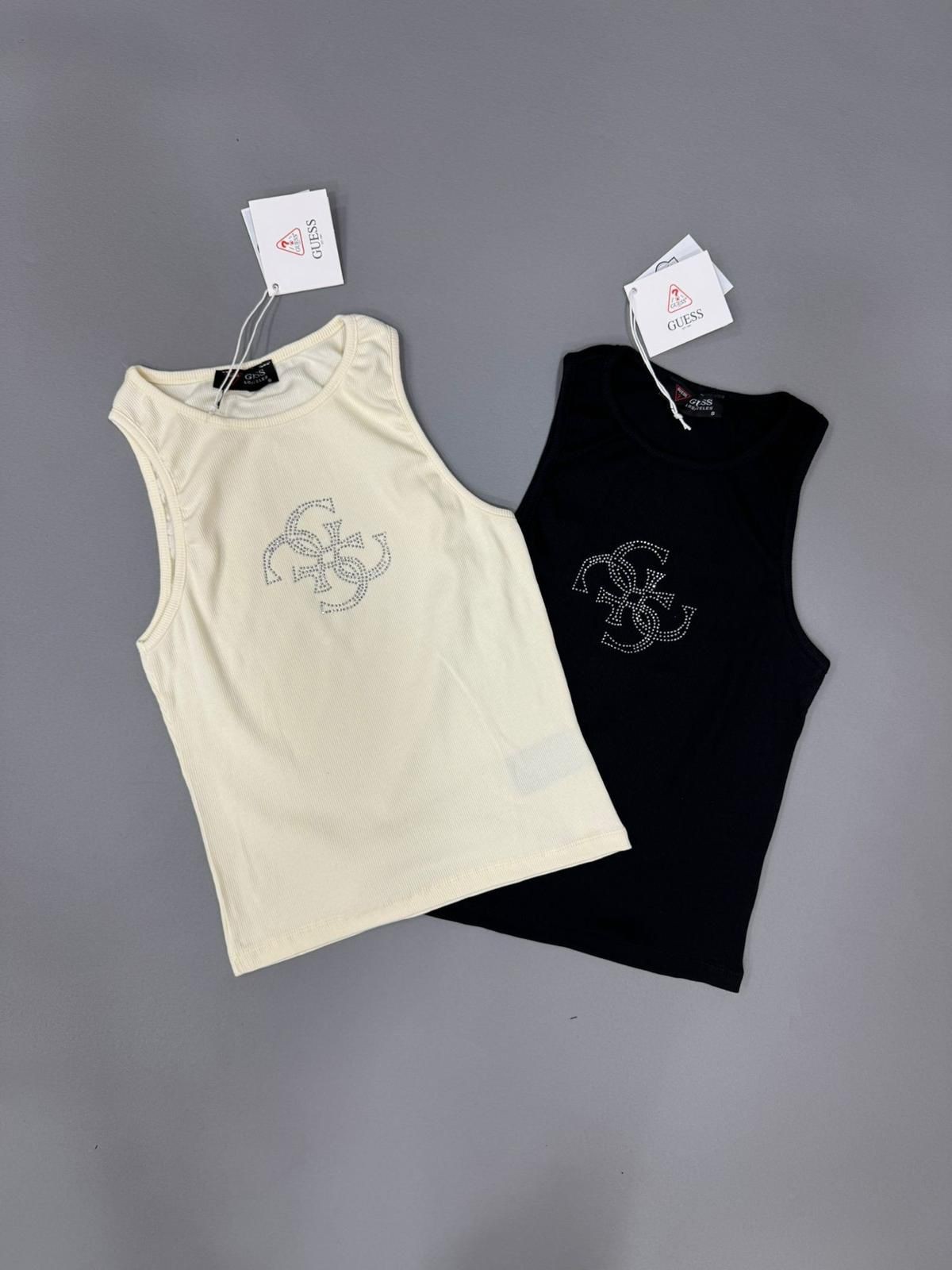 GUESS Etiketli Taşlı Atlet