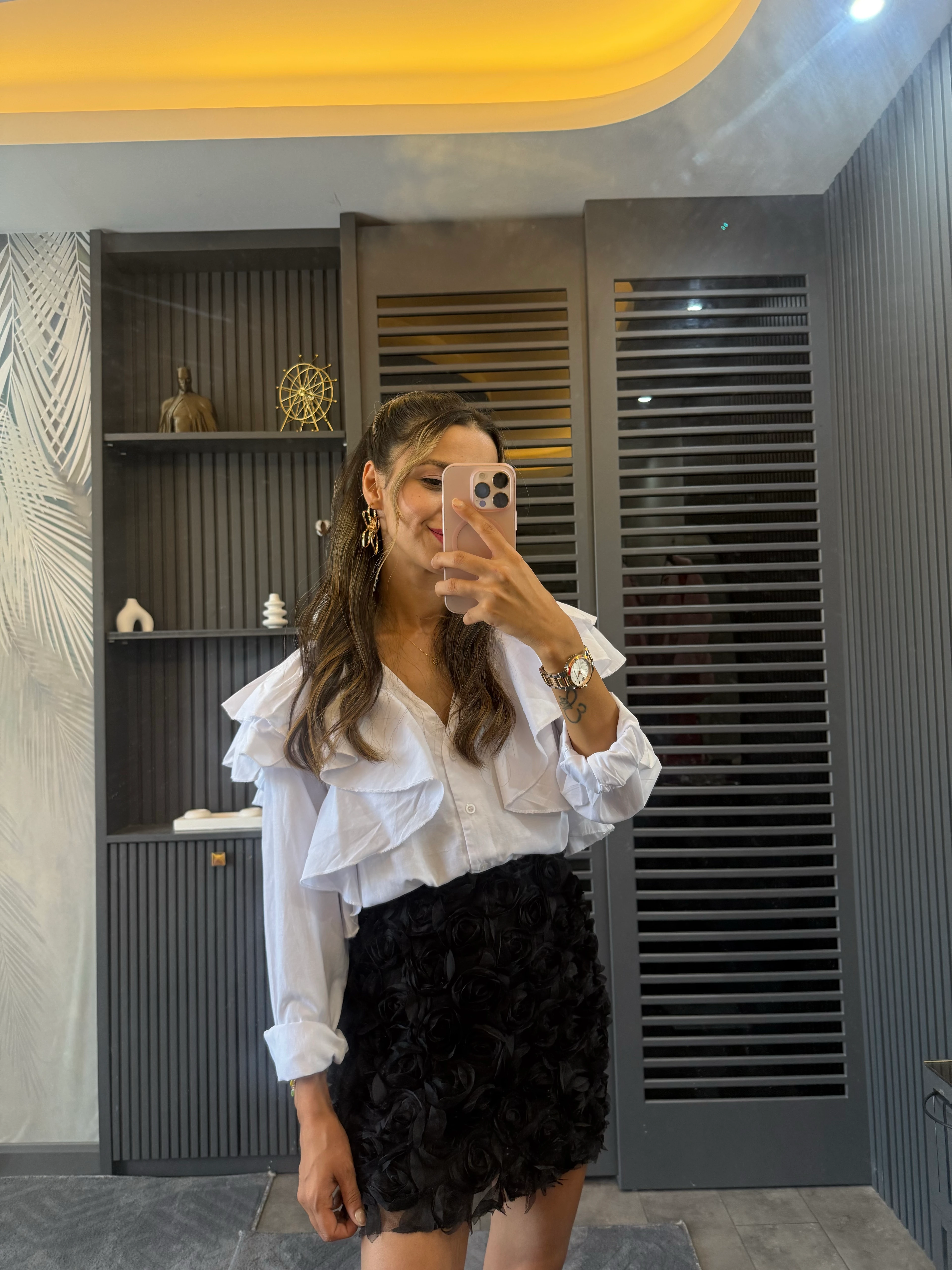 Pinterest Siyah Bel Kemerli Etek