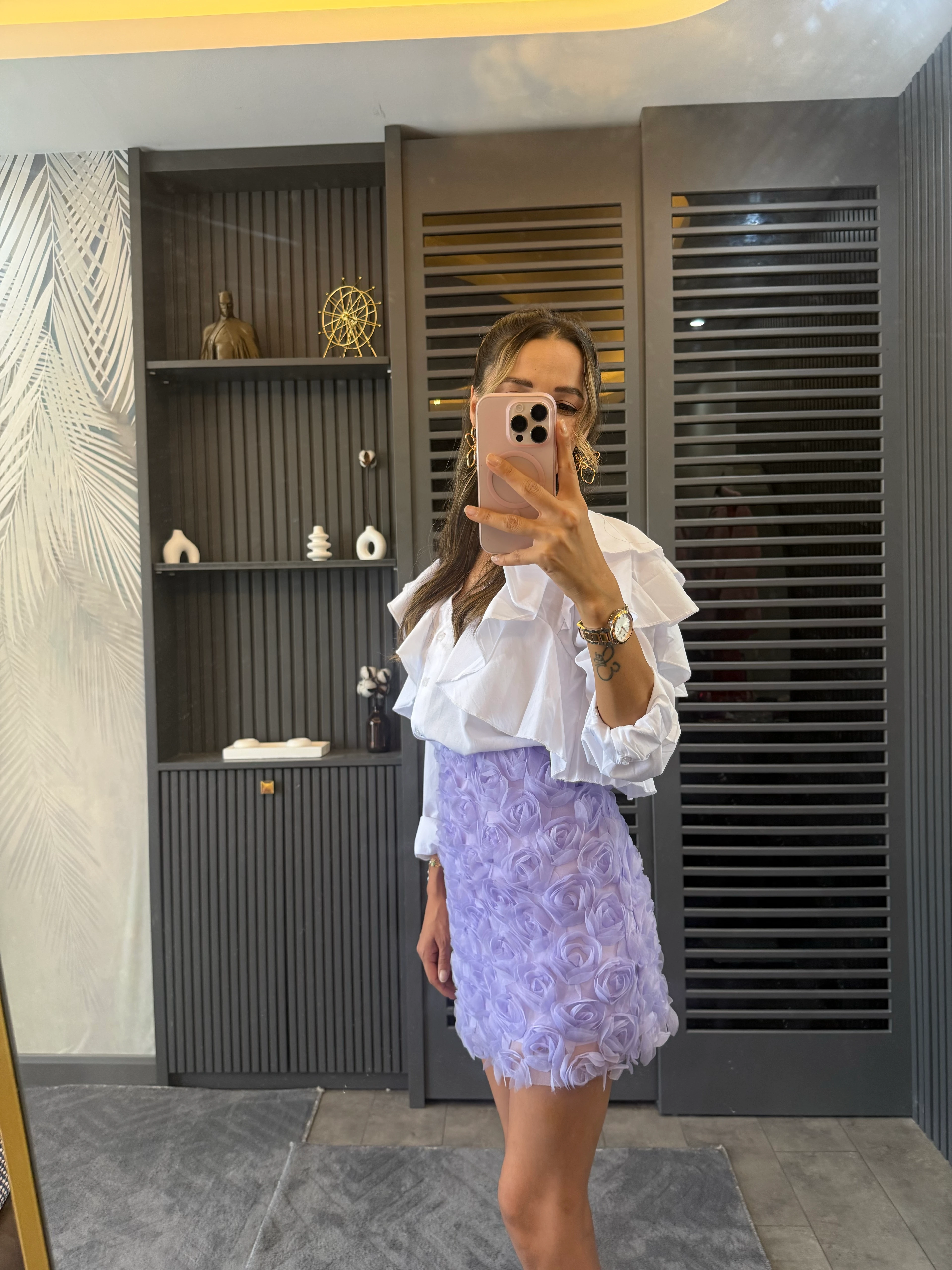 Pinterest Lila Bel Kemerli Etek