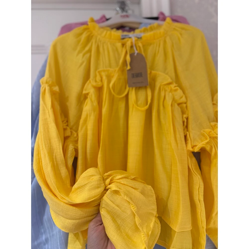 FAST PERRY COLECTİON LİMON SARI GÖMLEK