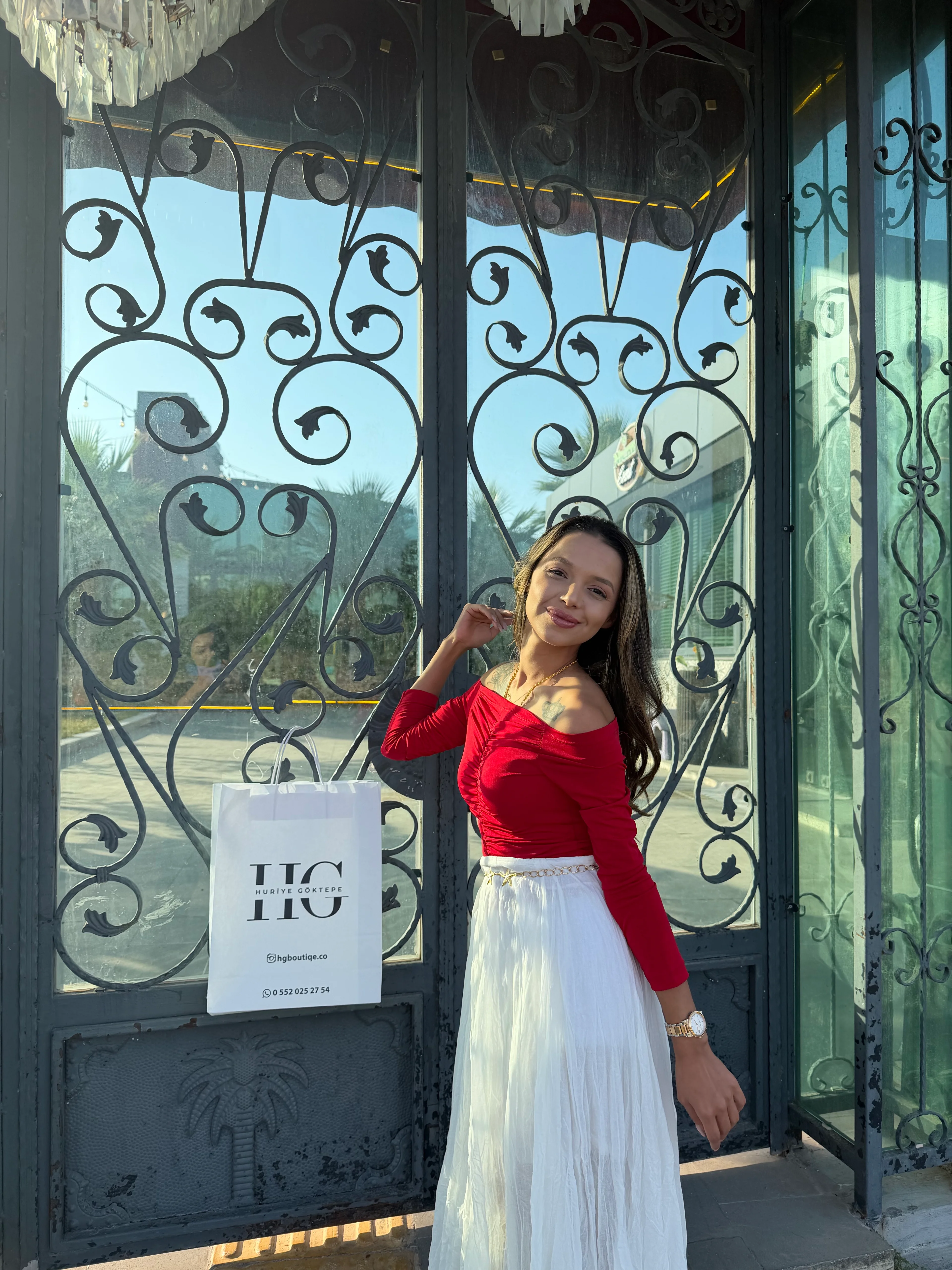 Sandyy Kumaş Büzgülü Bluz