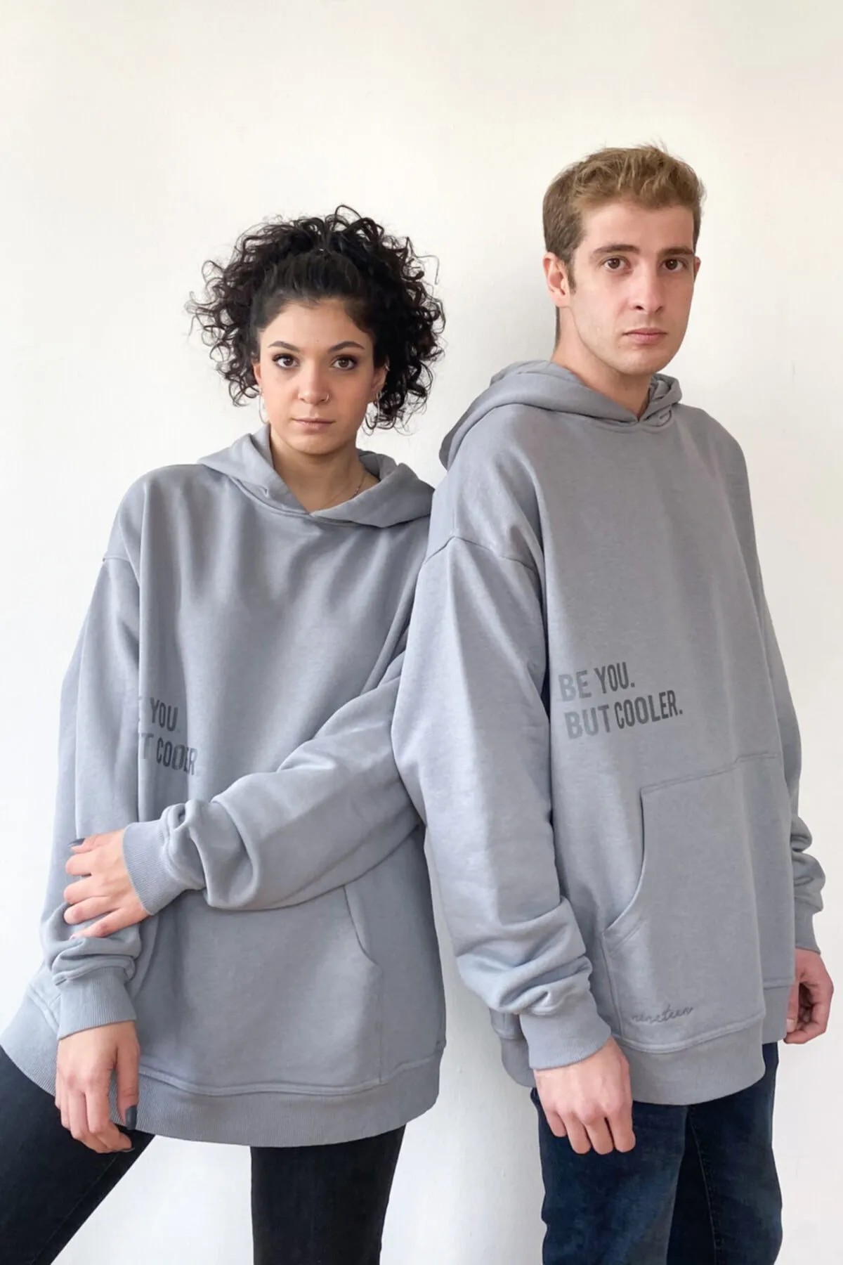 Baskılı Oversize Unisex Sweatshirt