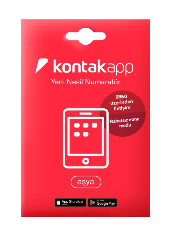 Kontak Eşya Etiketi