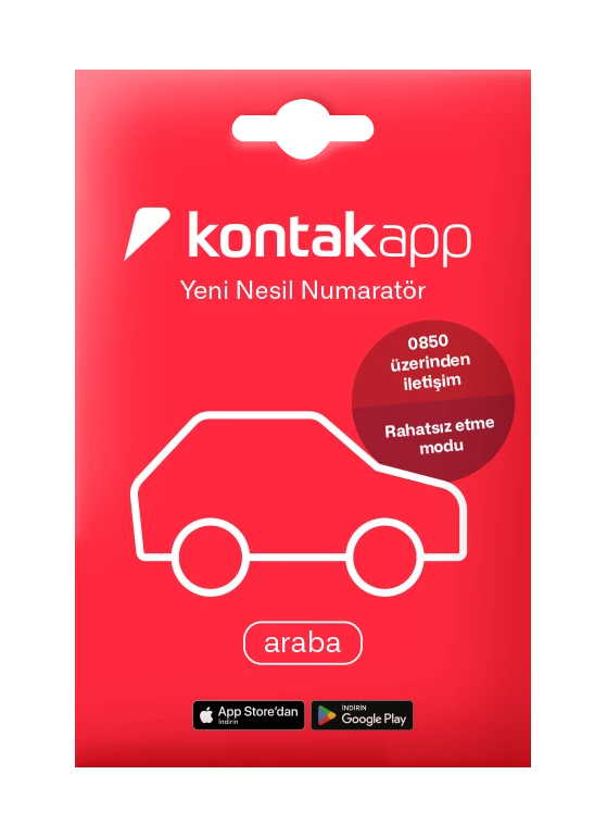 Kontak Araba Etiketi