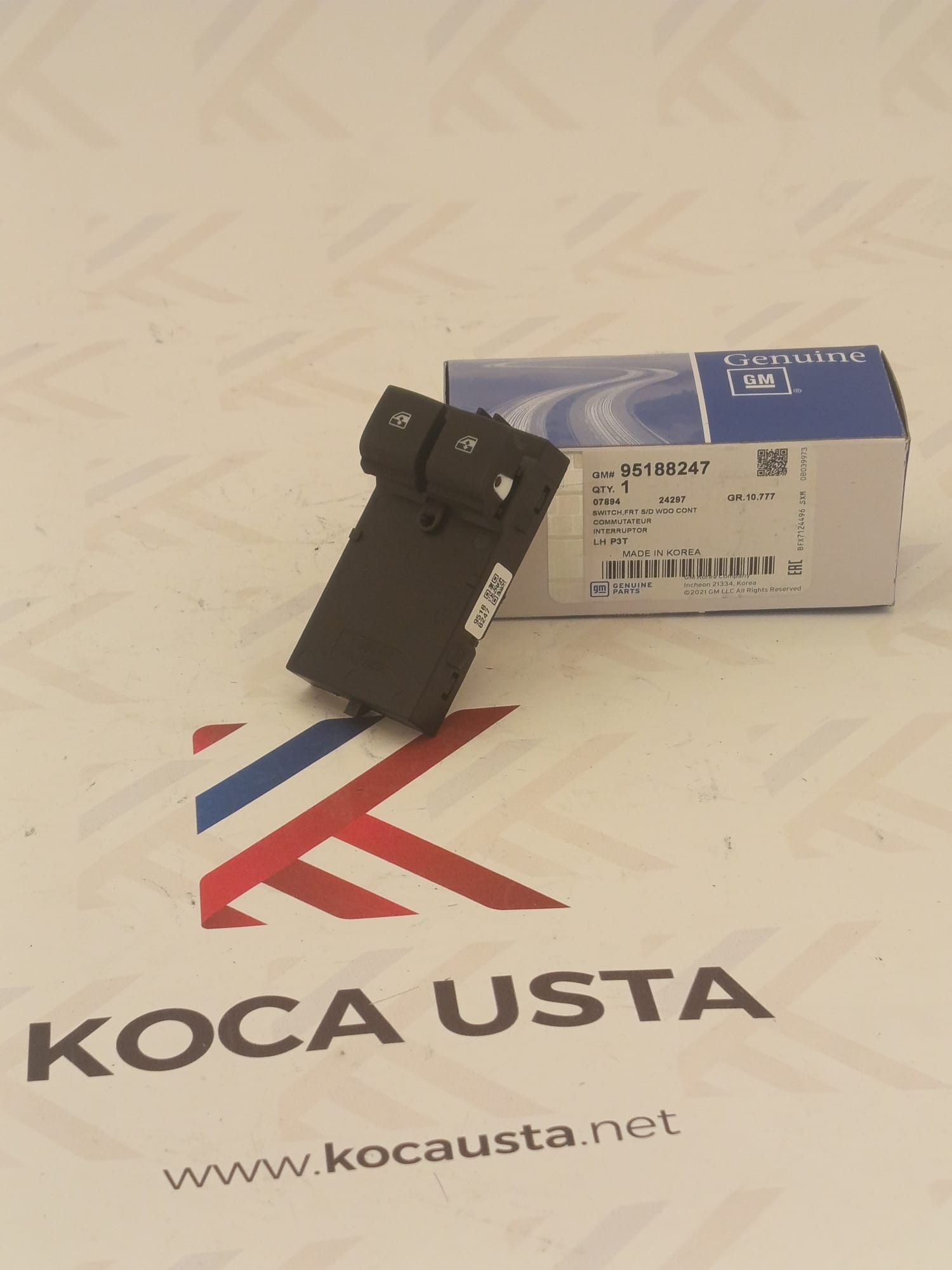 Sol Ön İkili Cam Açma Düğmesi Chevrolet Aveo T300 - Trax