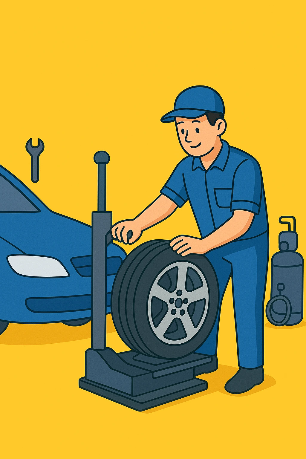 4 Lastik Montaj Ve Balans Ayarı