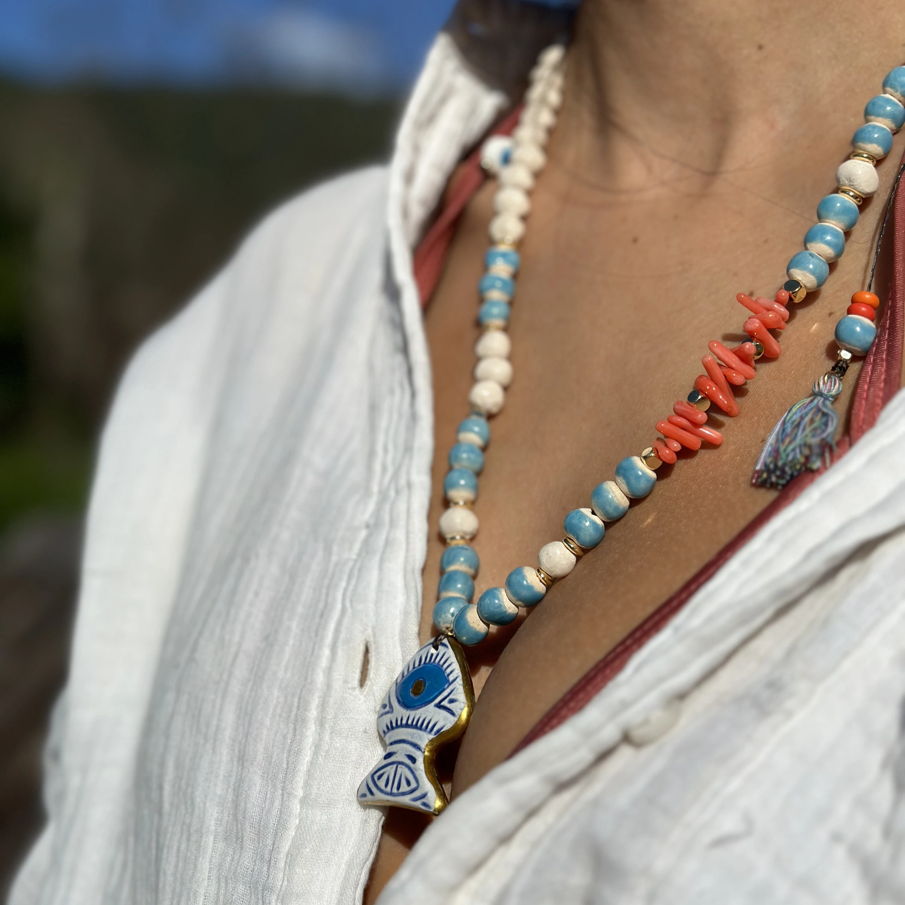 Pisca Evil Eye Necklace