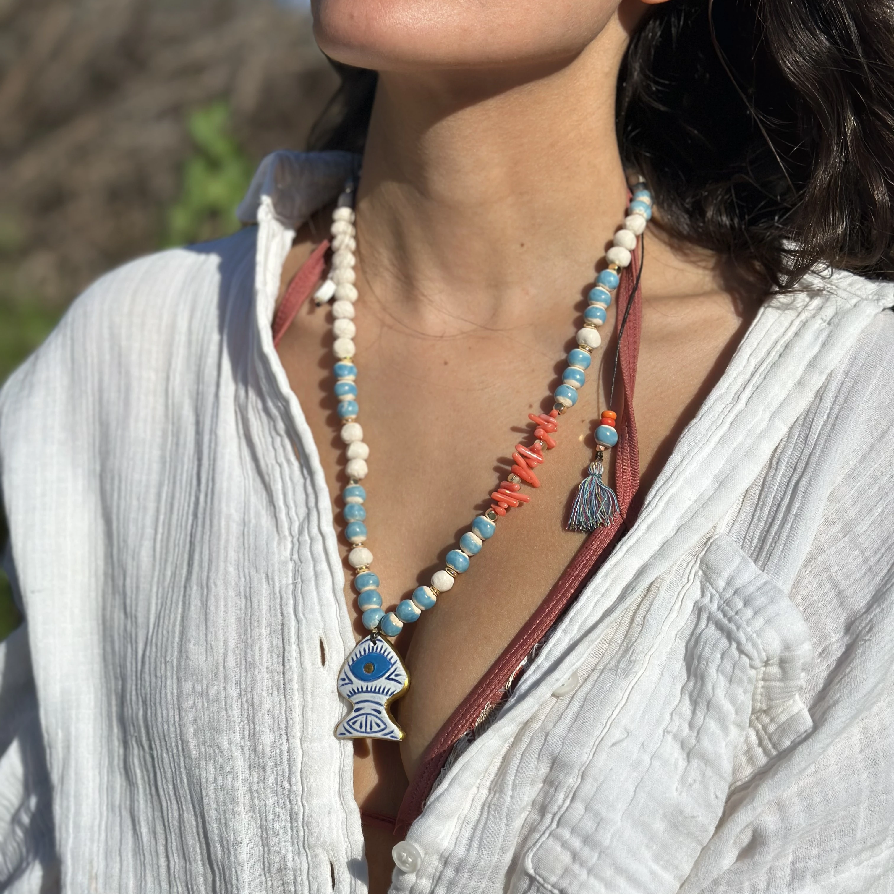 Pisca Evil Eye Necklace