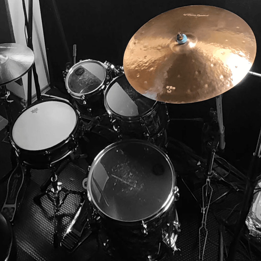 22" Custom Shop Poly-Hammered Mini Bell Raw Ride - 2348 gr