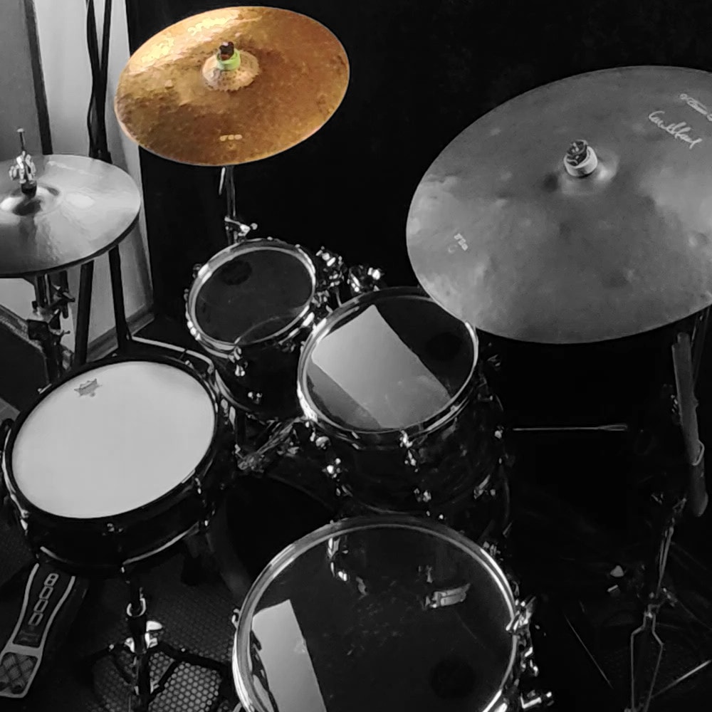 16" Custom Shop Raw Poly-Hammered Crash - 819 gr