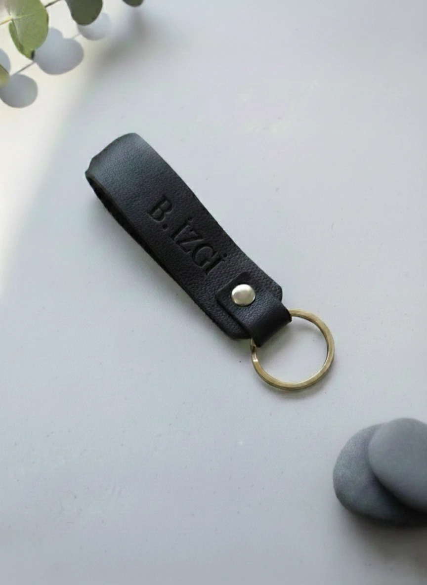 İDS Deri Hakiki Deri Anahtarlık