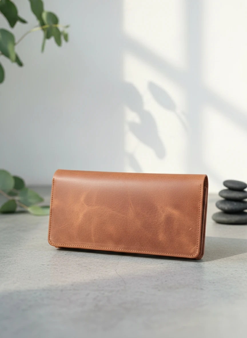 İDS Deri – Hakiki Deri Uzun Cüzdan, Çok Kartlı ve Telefon Bölmeli