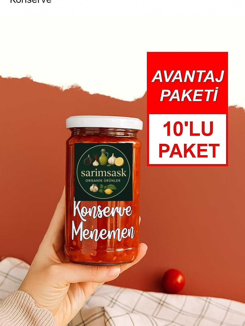 10 adet 600 gr menemen