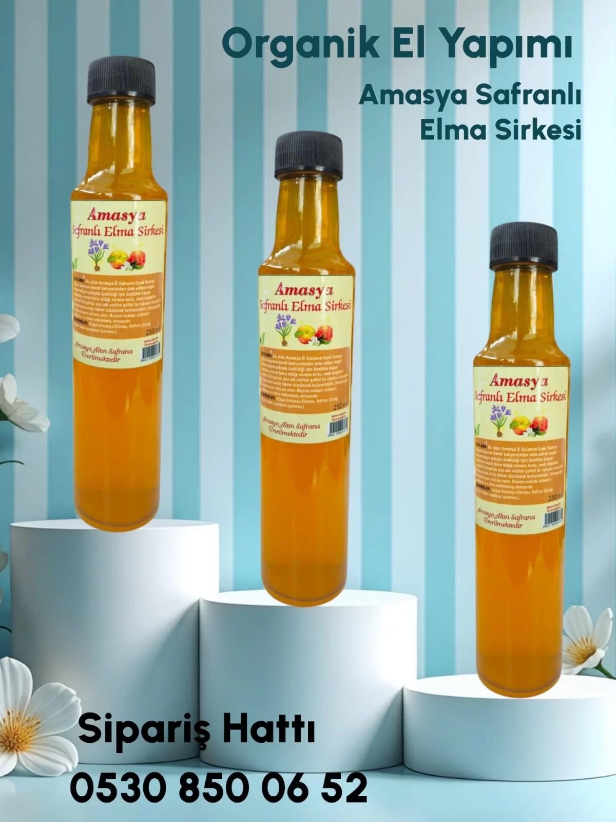 Safranlı Elma Sirkesi
