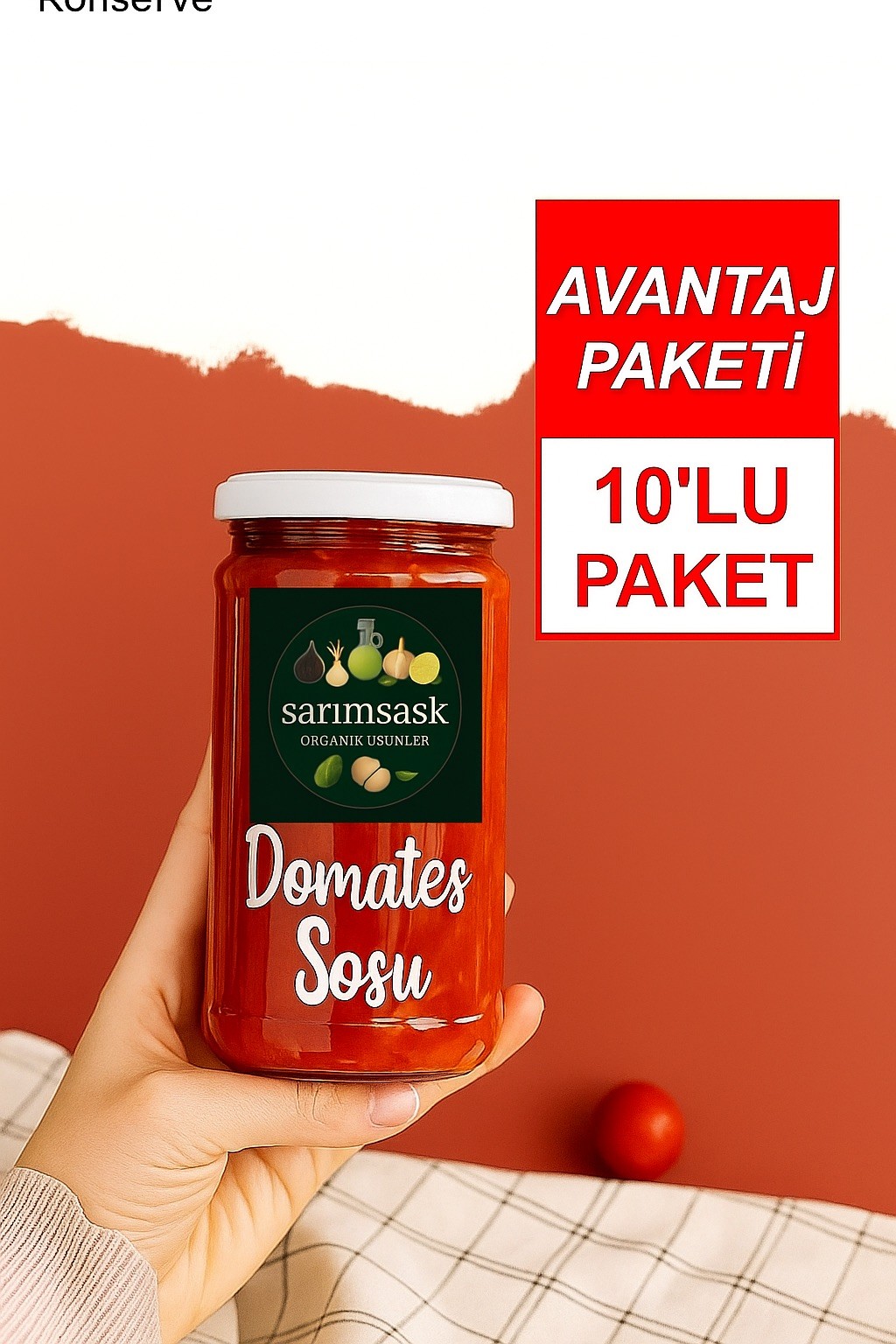600 gr 10 adet domates sosu