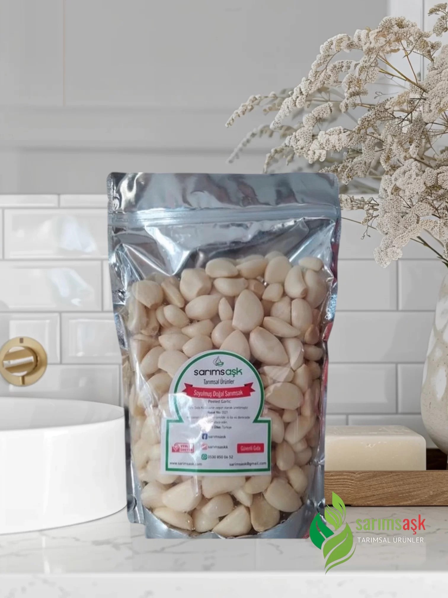 Soyulmuş Sarımsak 1 kg